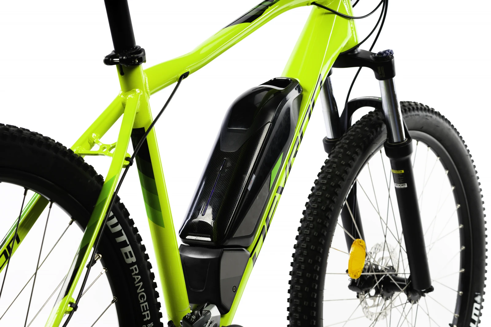 2. Bicicleta Electrica Devron Riddle M1.7 - 27.5 Inch, L 490 mm, Neon