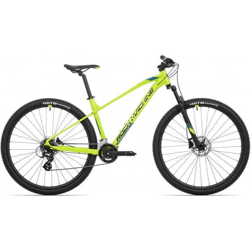 1. Bicicleta Mtb Rock Machine Manhattan 40-29 - 29 Inch, L, Galben Neon-Albastru, Reambalat