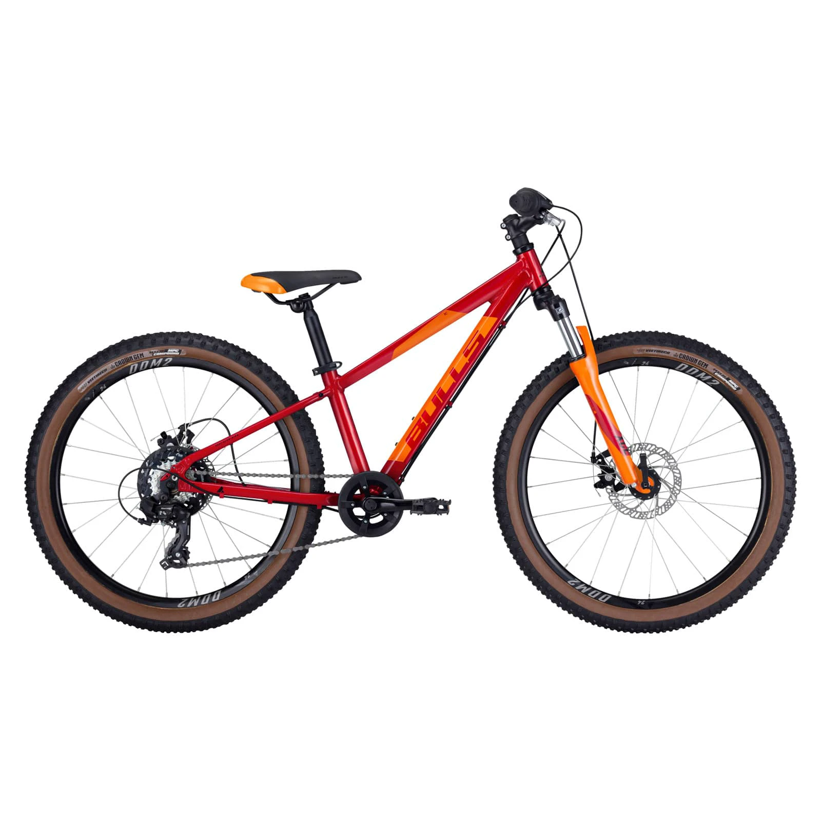 1. Bicicleta Copii Bulls Tokee 24 Disc - 24 Inch, Rosu