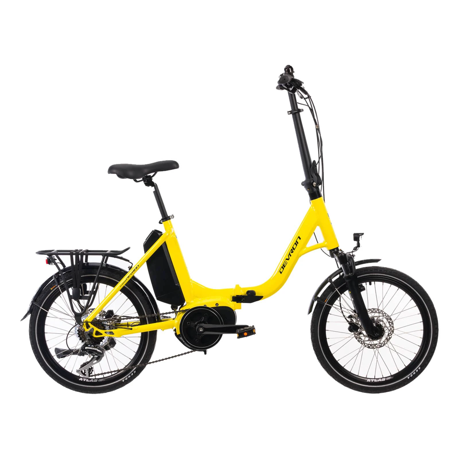 1. Bicicleta Electrica Pliabila Devron 20126 - 20 Inch, M, Galben