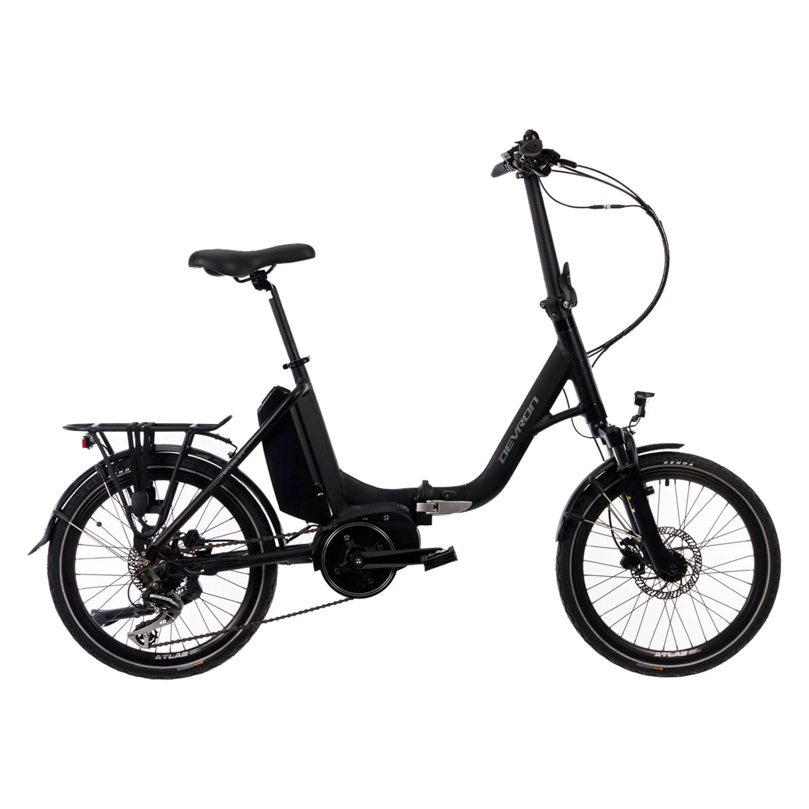 Bicicleta Electrica Pliabila Devron 20126 - 20 Inch, M, Negru - 143922