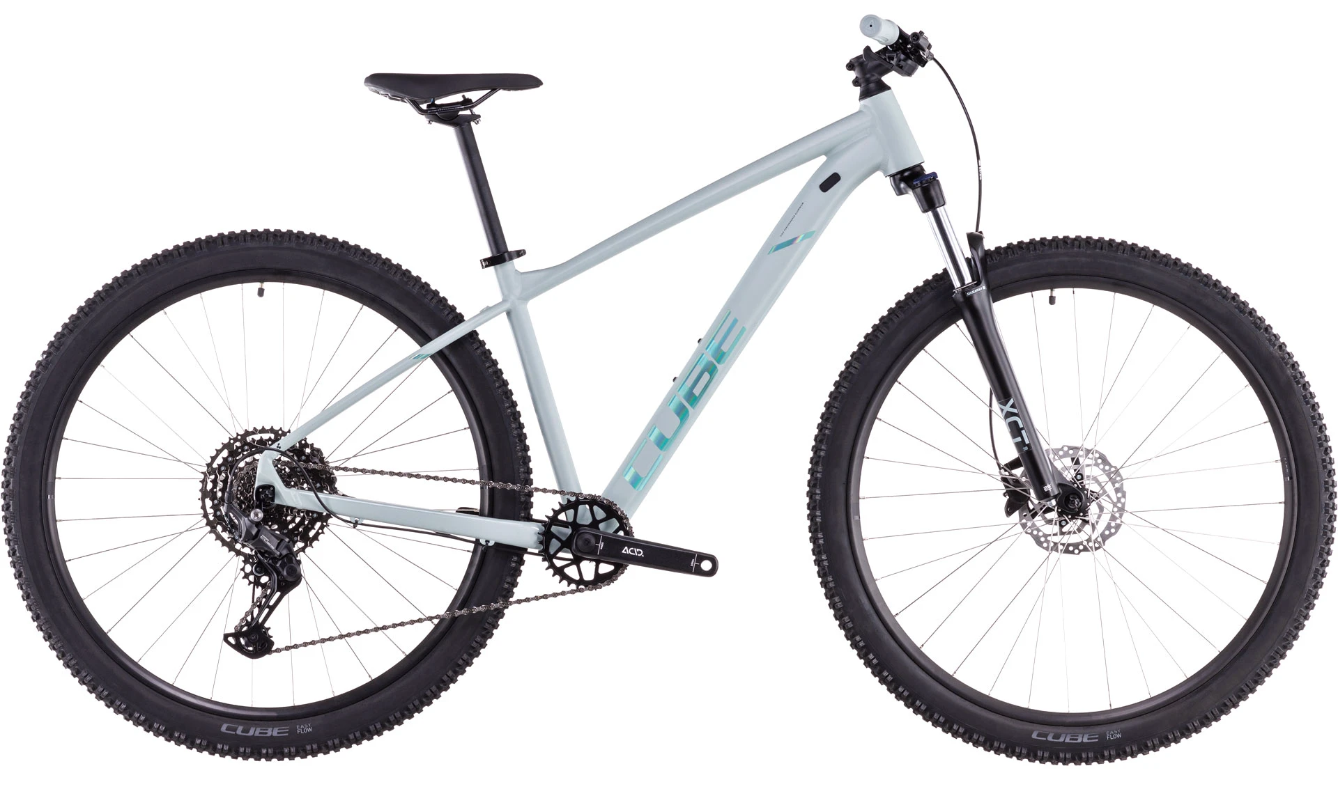 Bicicleta Mtb Cube AIM RACE 2025 - 27.5 Inch, S, Gri-Albastru - 143892