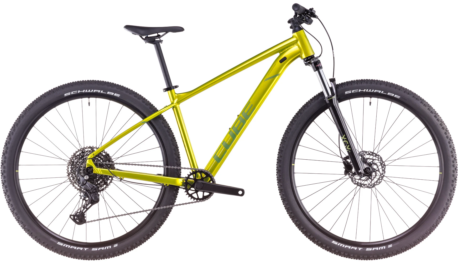 Bicicleta Mtb Cube AIM SLX 2025 - 27.5 Inch, XS, Galben - 143925
