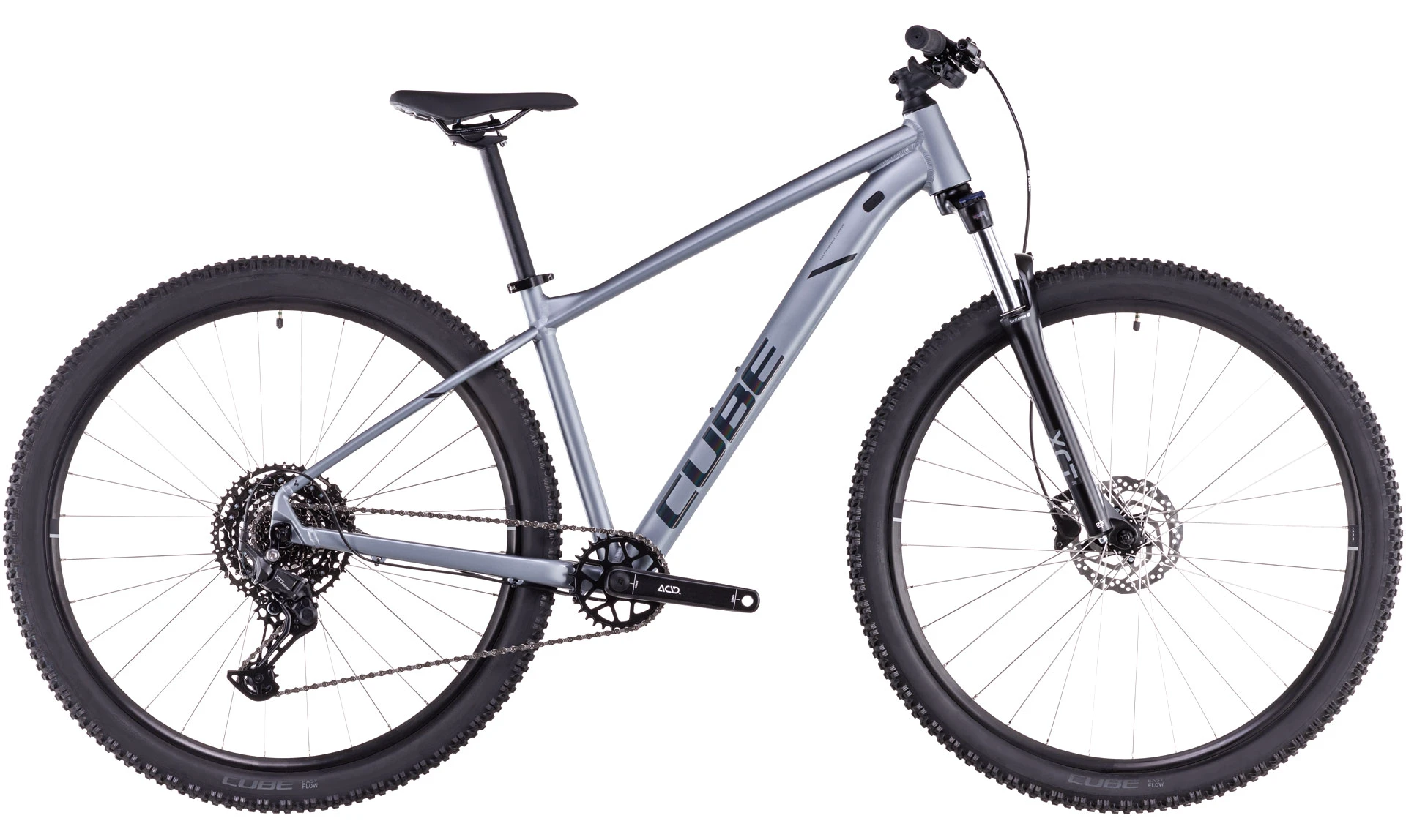Bicicleta Mtb Cube AIM RACE 2025 - 27.5 Inch, S, Gri-Negru - 143889