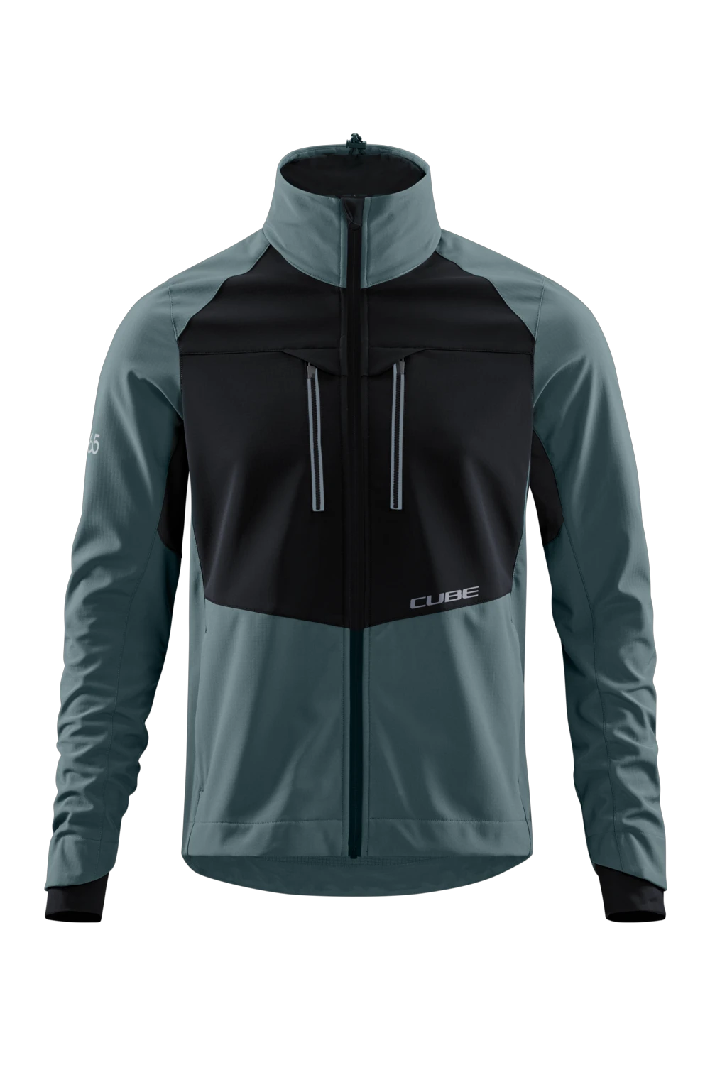 1. JACHETA CUBE BLACKLINE SOFTSHELL JACKET SAFETY BLACK N GREY L
