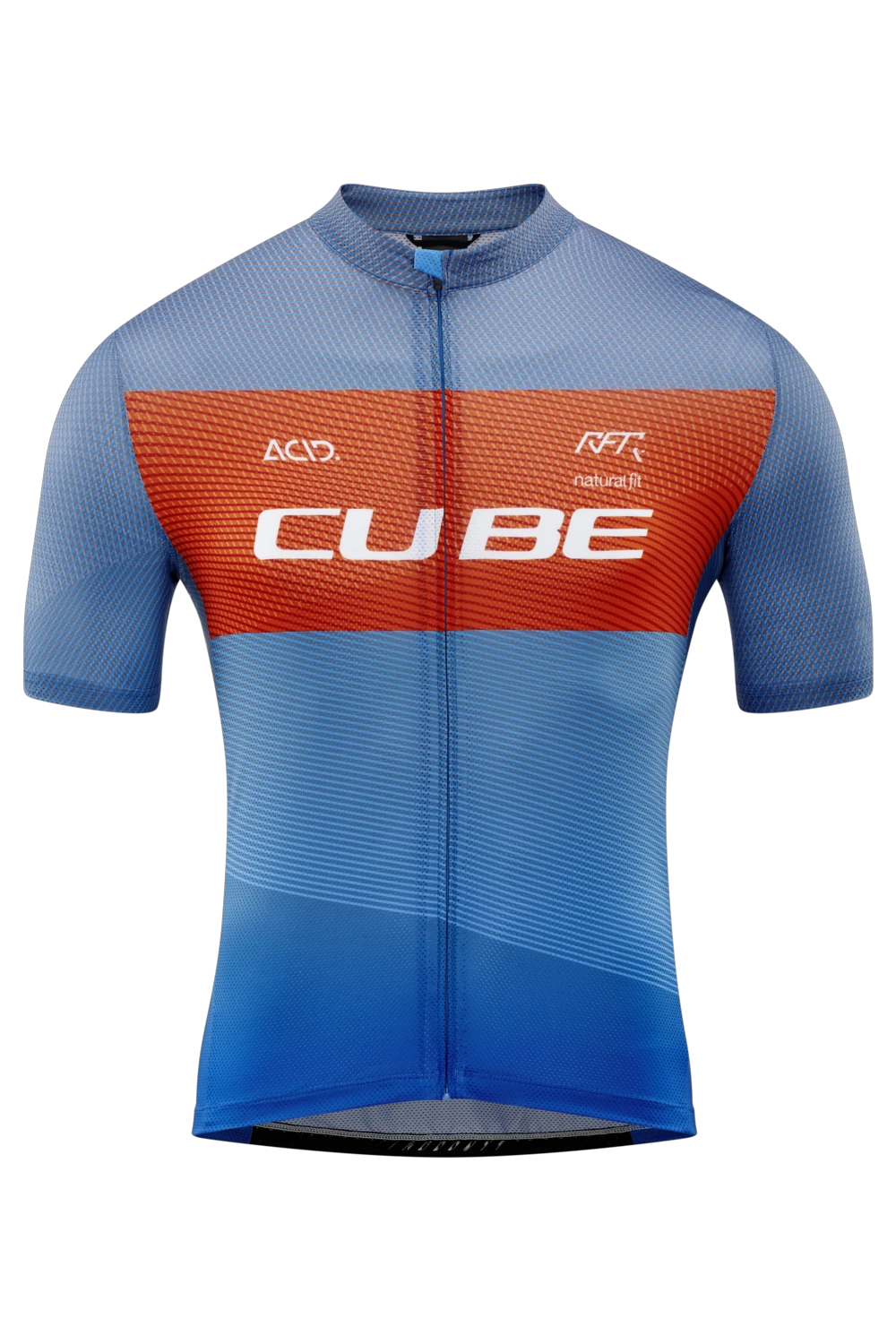 1. TRICOU CUBE TEAMLINE JERSEY CMPT S/S BLUE RED GREY L