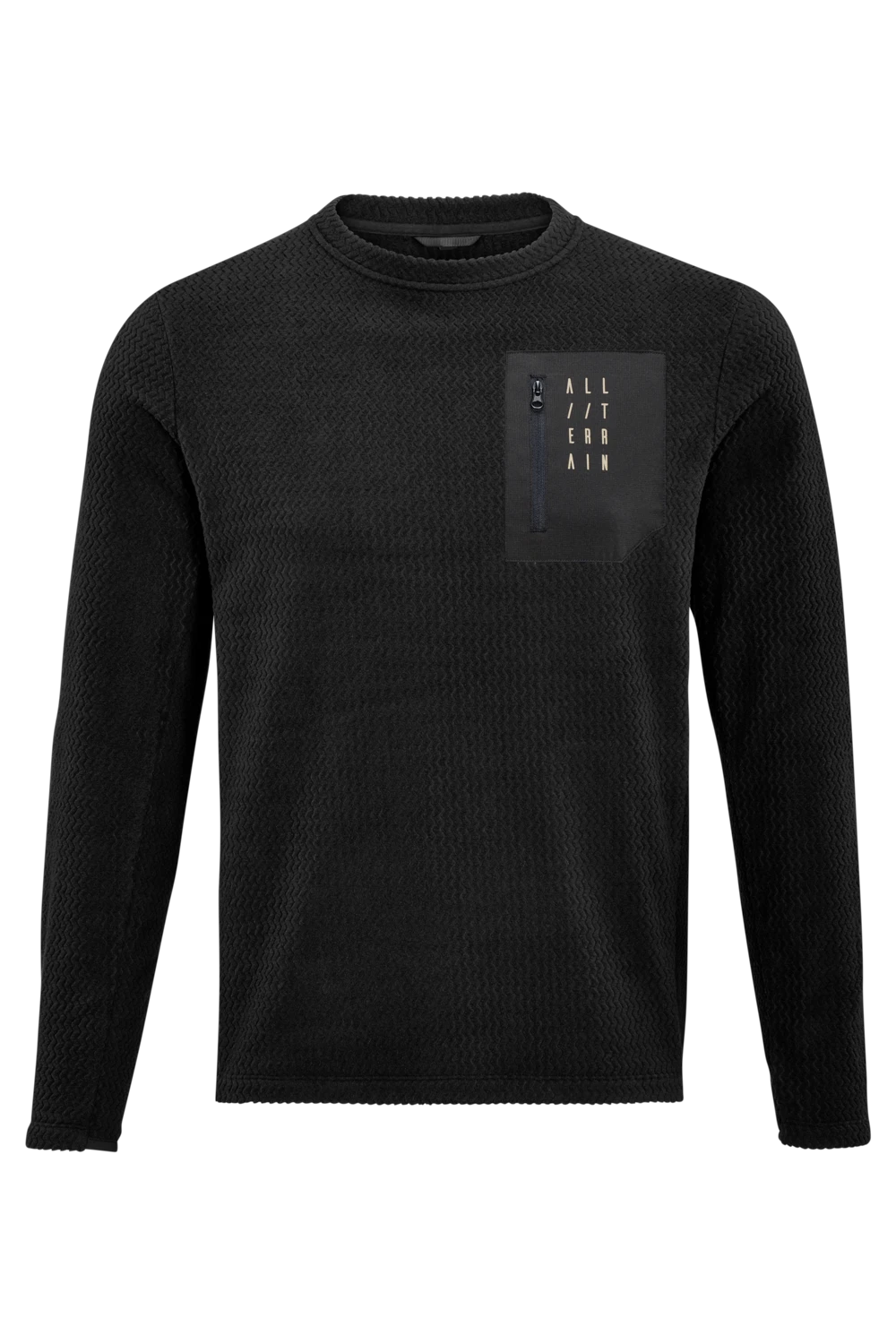 1. TRICOU CUBE ATX FLEECE JERSEY L/S BLACK M