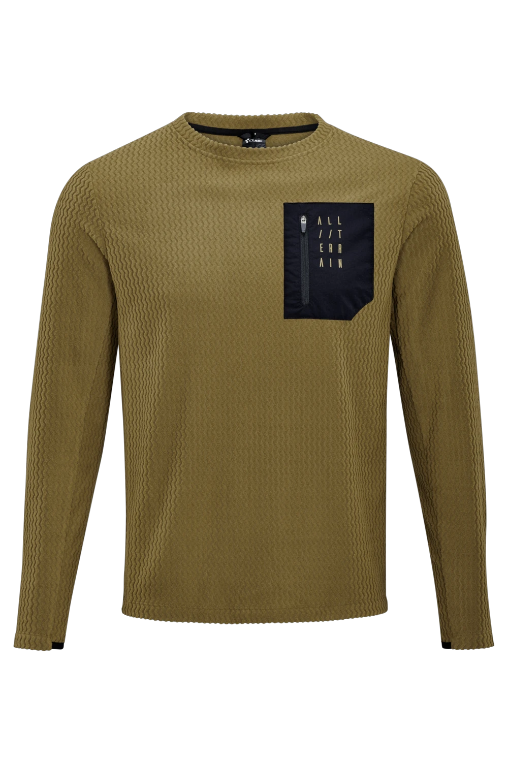 1. TRICOU CUBE ATX FLEECE JERSEY L/S BROWN L