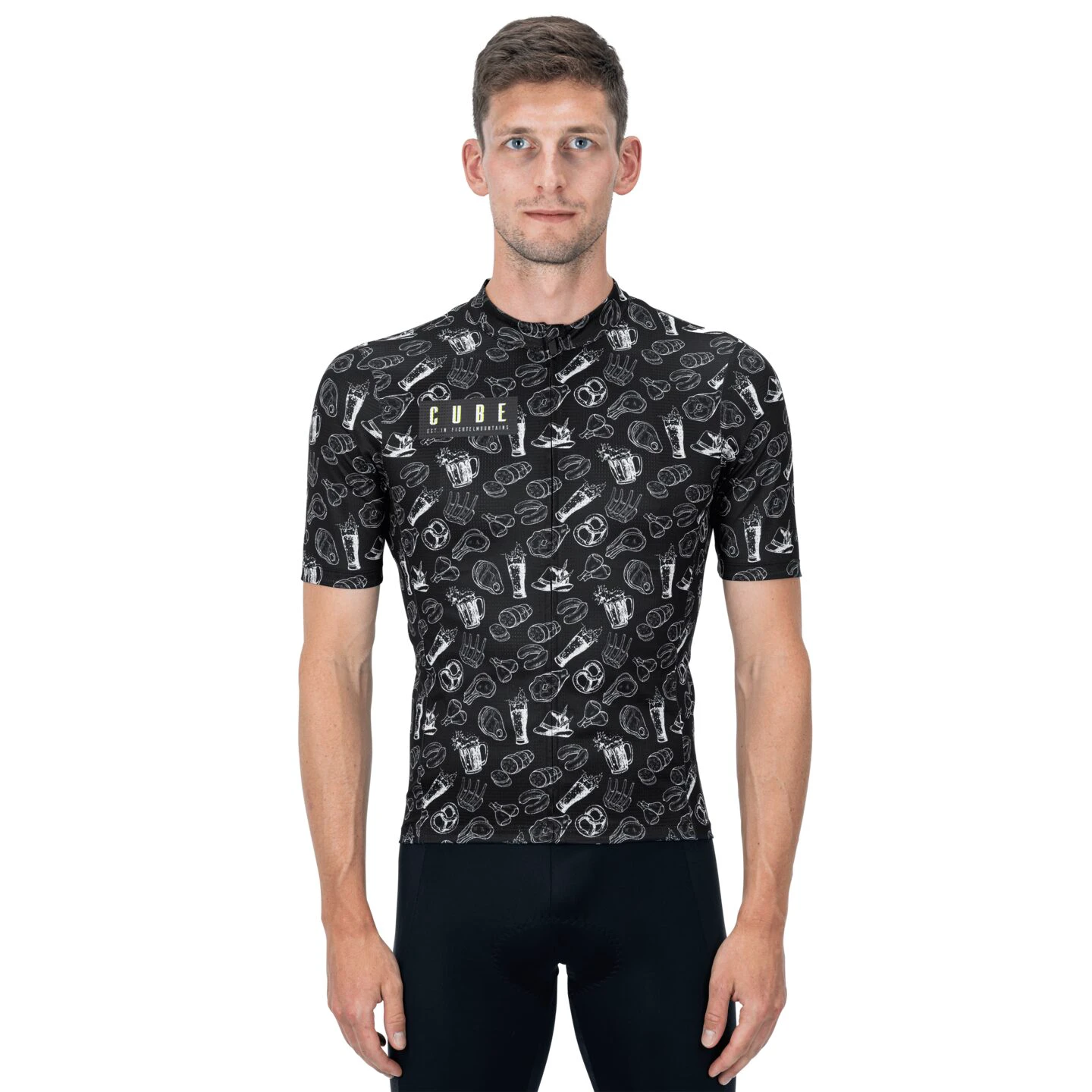 1. TRICOU CUBE BLACKLINE JERSEY BAVARIA BLACK XL