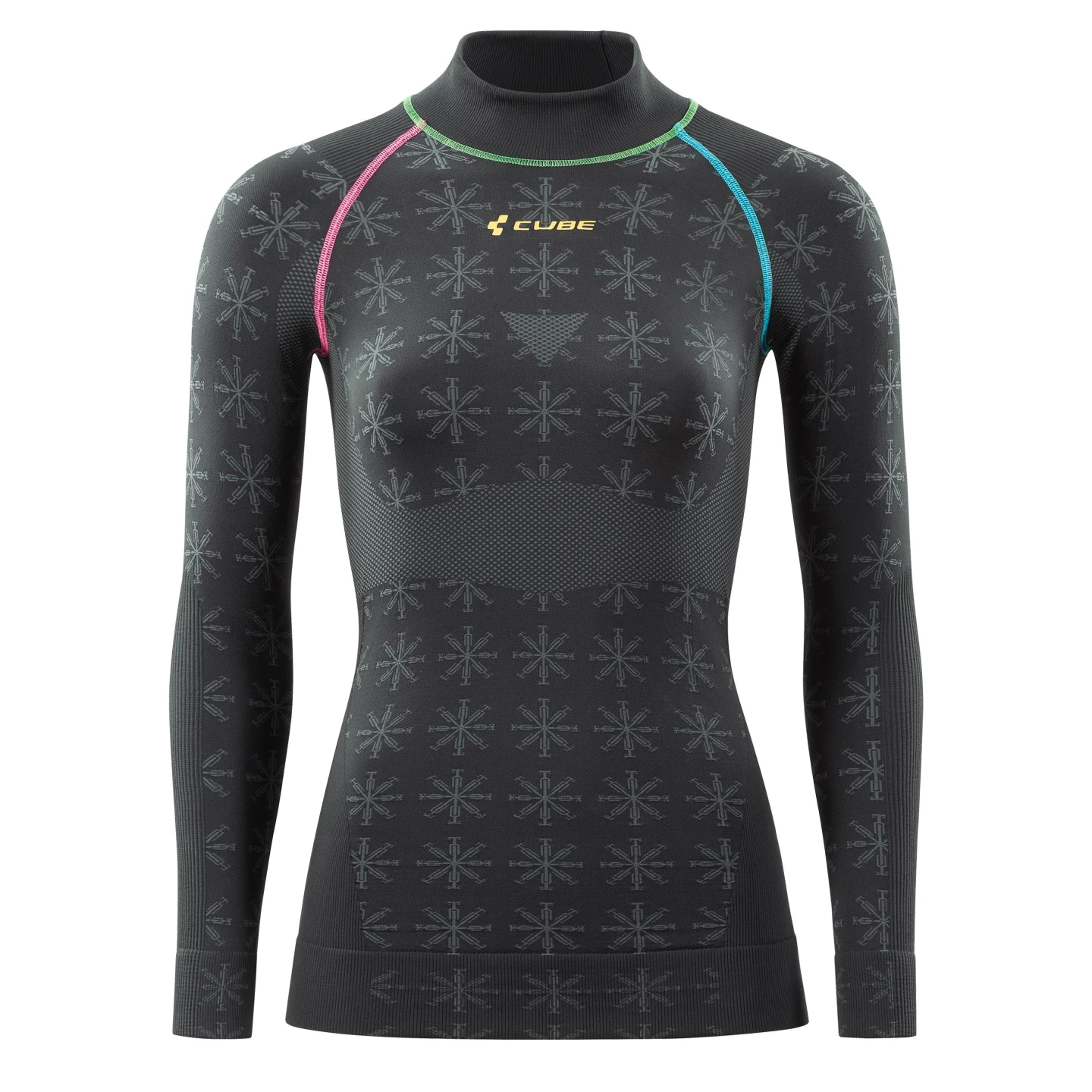 1. BLUZA DE CORP CUBE WS RACE BE WARM L/S BLACK M S