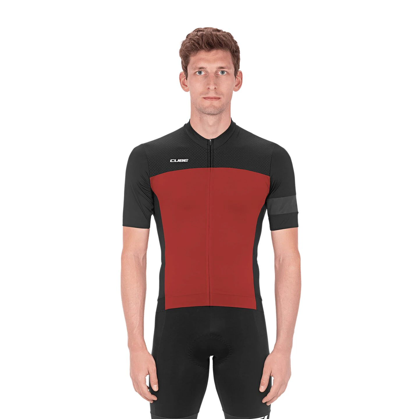 1. TRICOU CUBE BLACKLINE JERSEY S/S BLACK RED M
