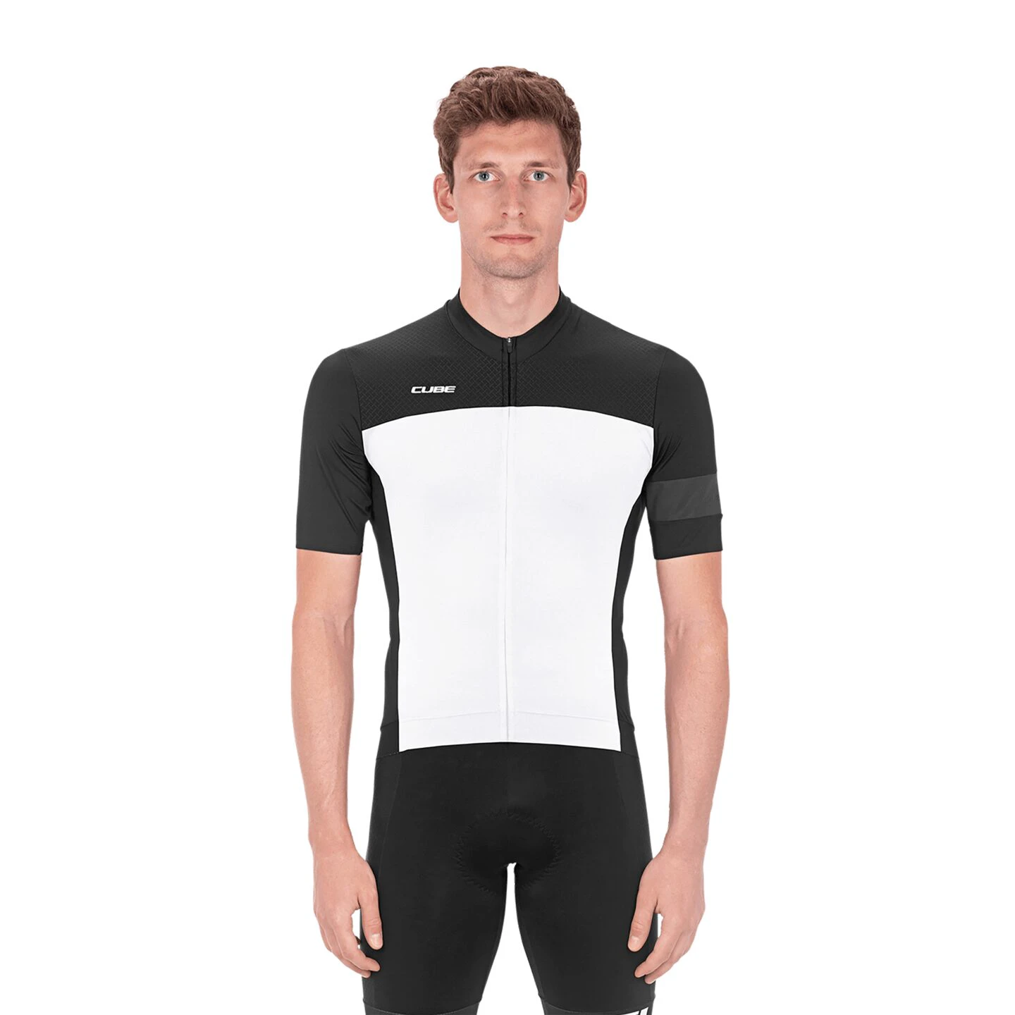 1. TRICOU CUBE BLACKLINE JERSEY S/S BLACK WHITE XS