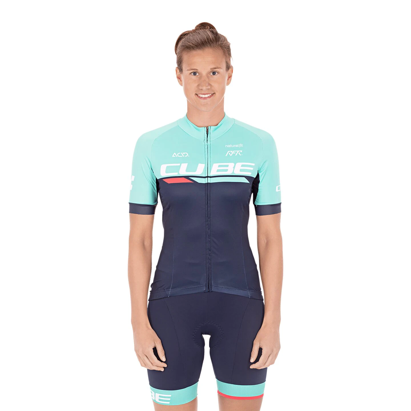 1. TRICOU CUBE TEAMLINE WS JERSEY S/S BLUE MINT S