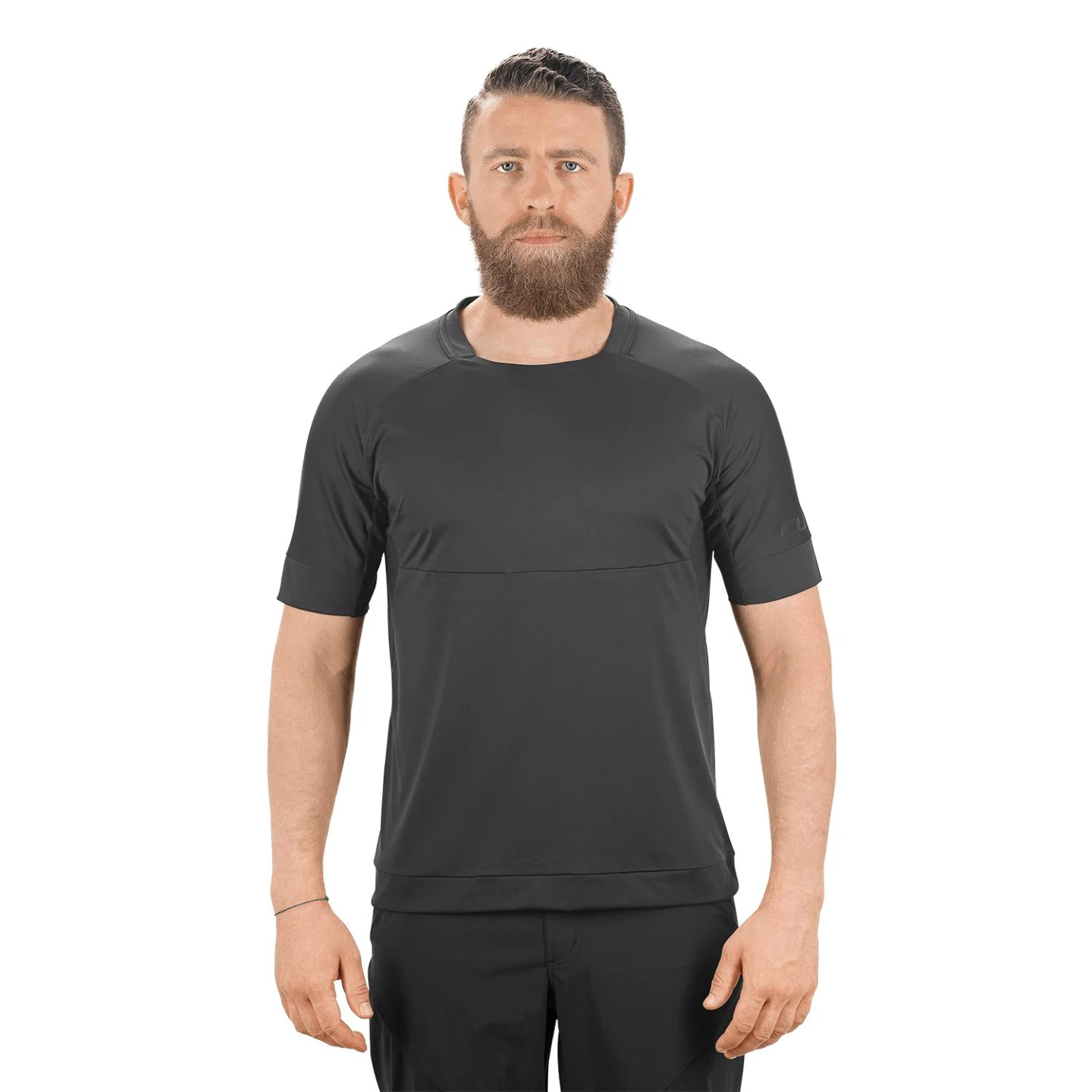 1. TRICOU CICLISM CUBE AM ROUND-NECK NEGRU L L