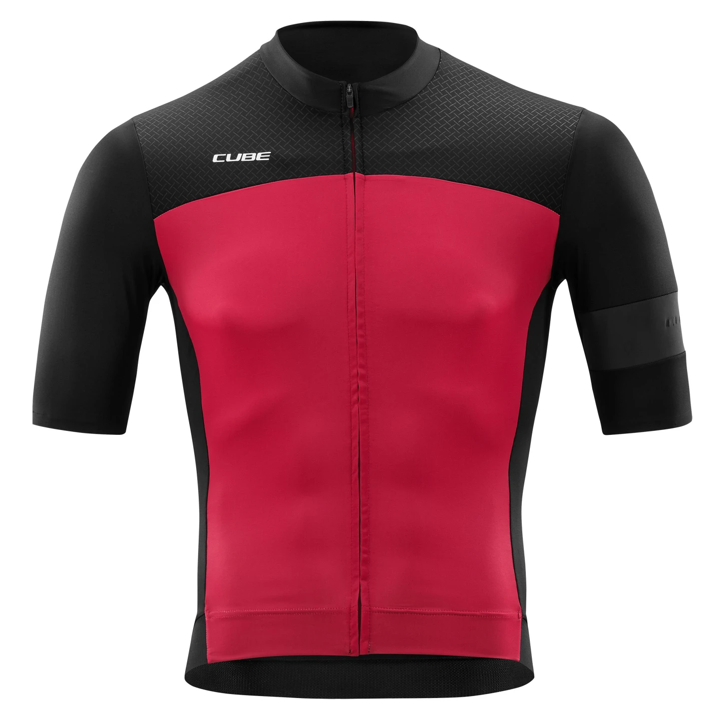 1. TRICOU CUBE BLACKLINE JERSEY S/S BLACK RED L