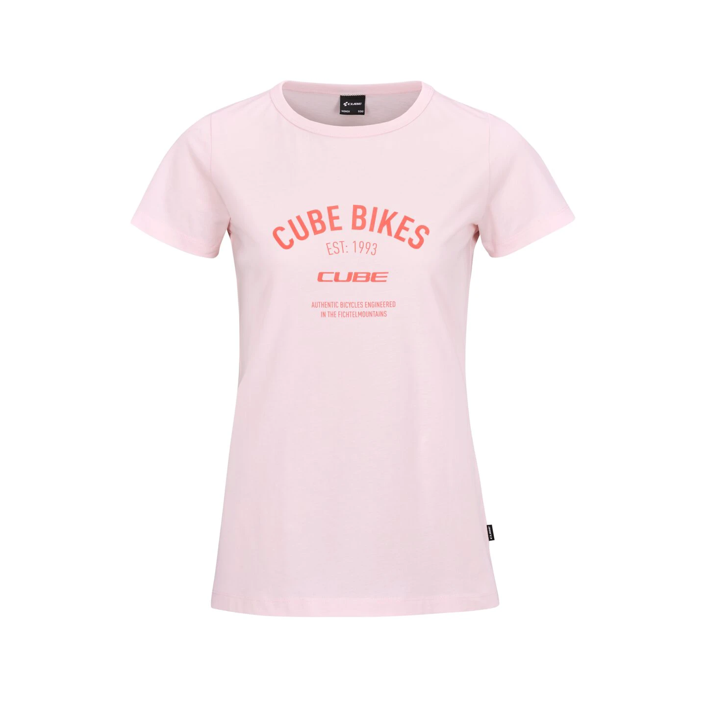 1. TRICOU DAMA CUBE ORGANIC WS BRAND ROSE M