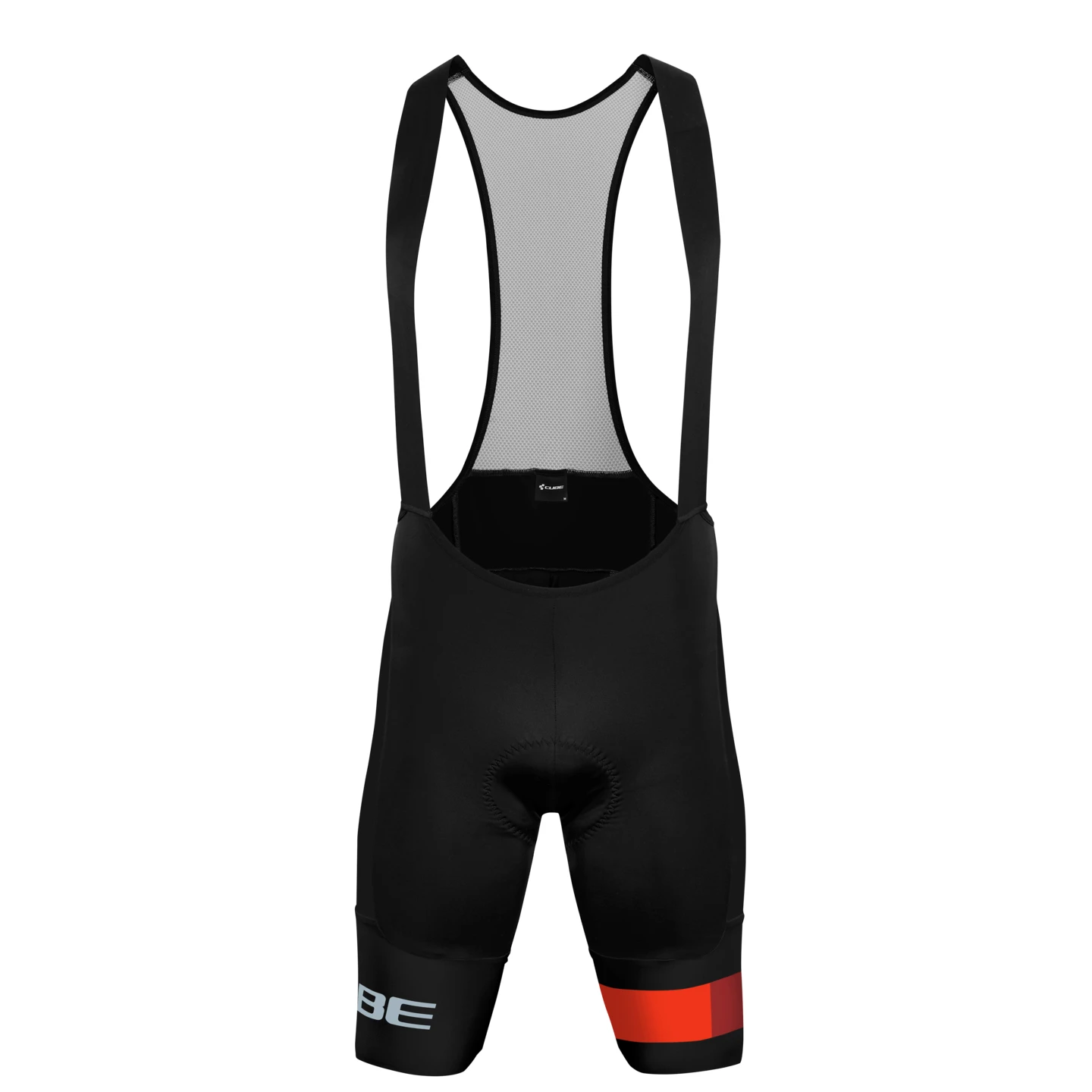 1. PANTALONI CUBE TEAMLINE BIB SHORTS PRO BLACK RED S