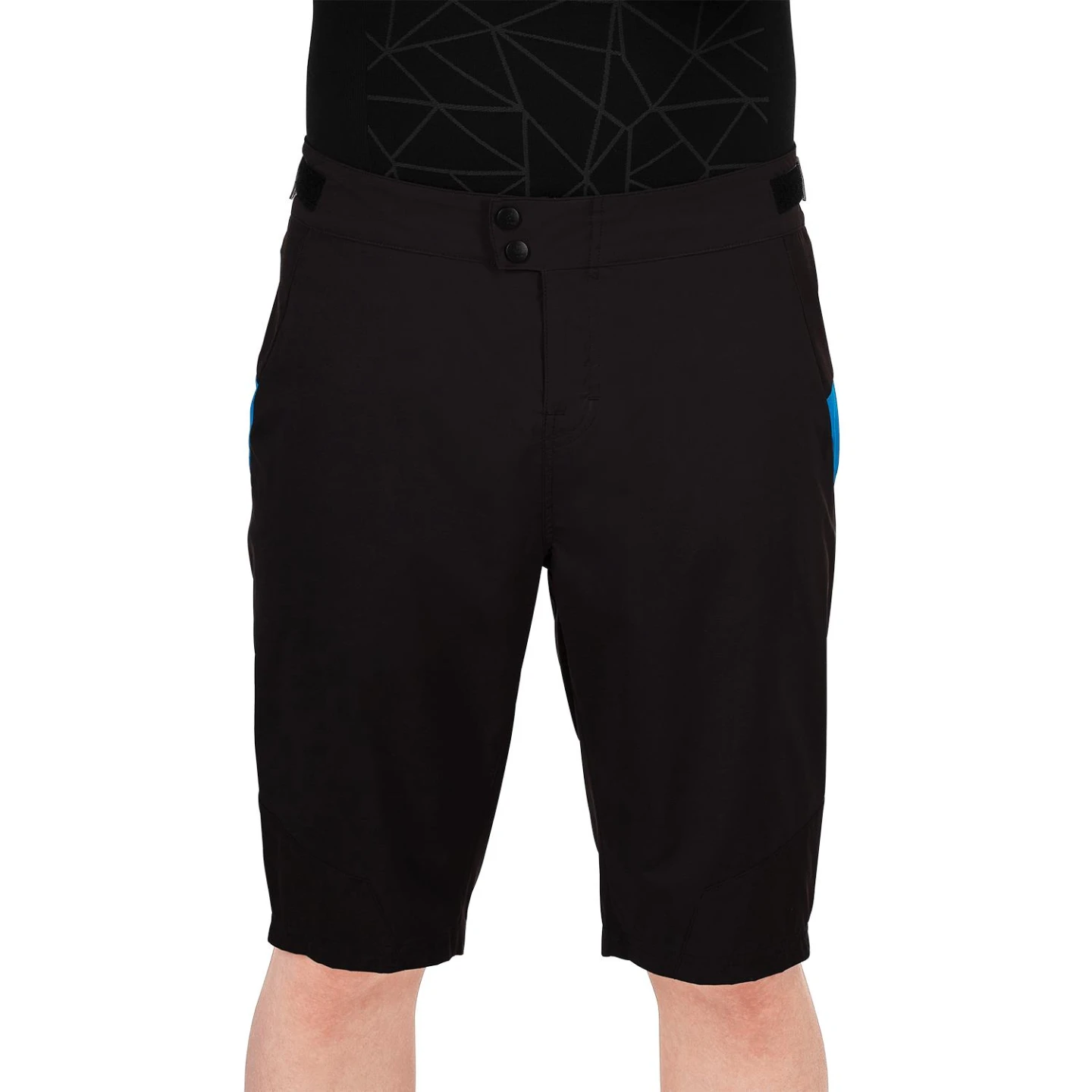 1. PANTALONI CUBE TEAMLINE SHORTS BLACK BLUE XS