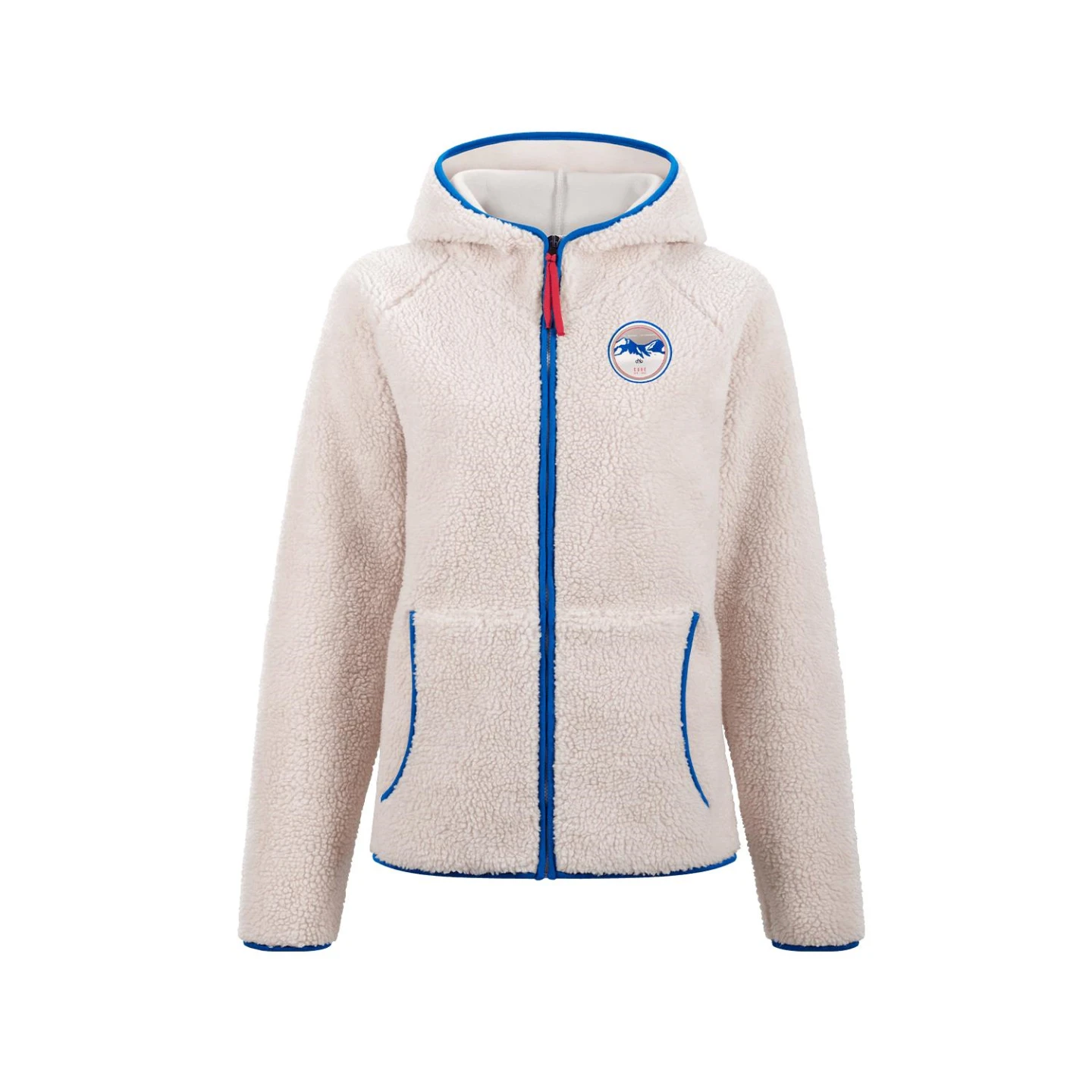 1. HANORAC CUBE ZIP HOODIE FLEECE BEIGE XL
