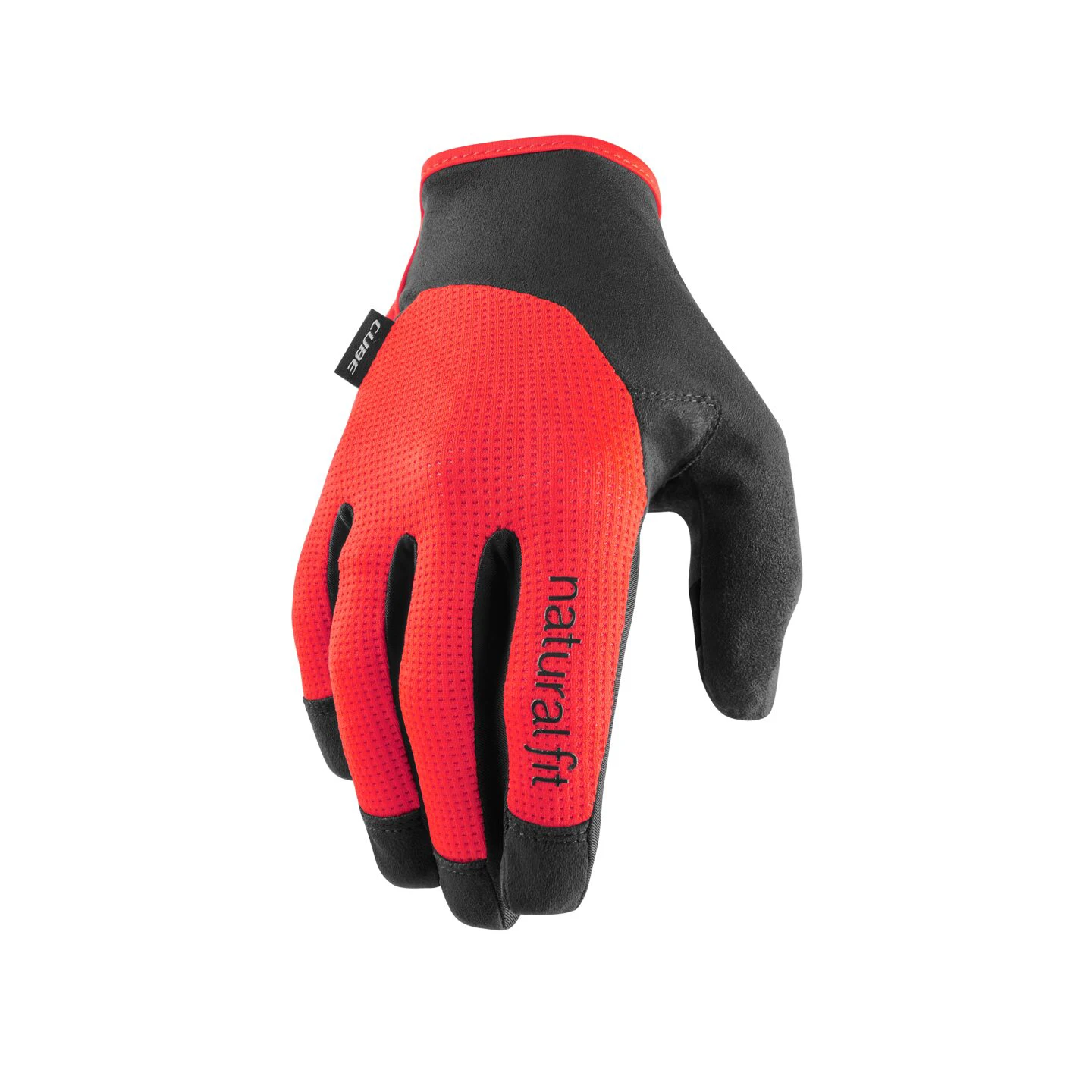 1. MANUSI CUBE GLOVES LONG FINGER X NF BLACK - RED M
