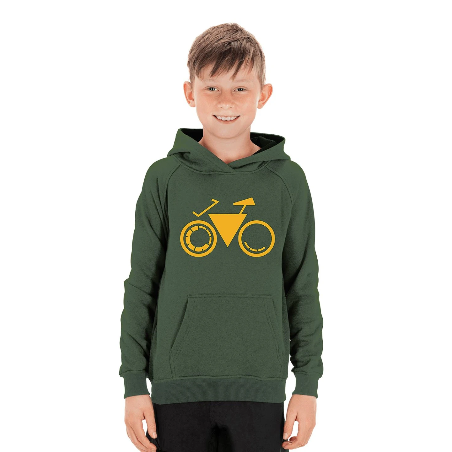 1. HANORAC CUBE JUNIOR HOODY BIKE VERDE