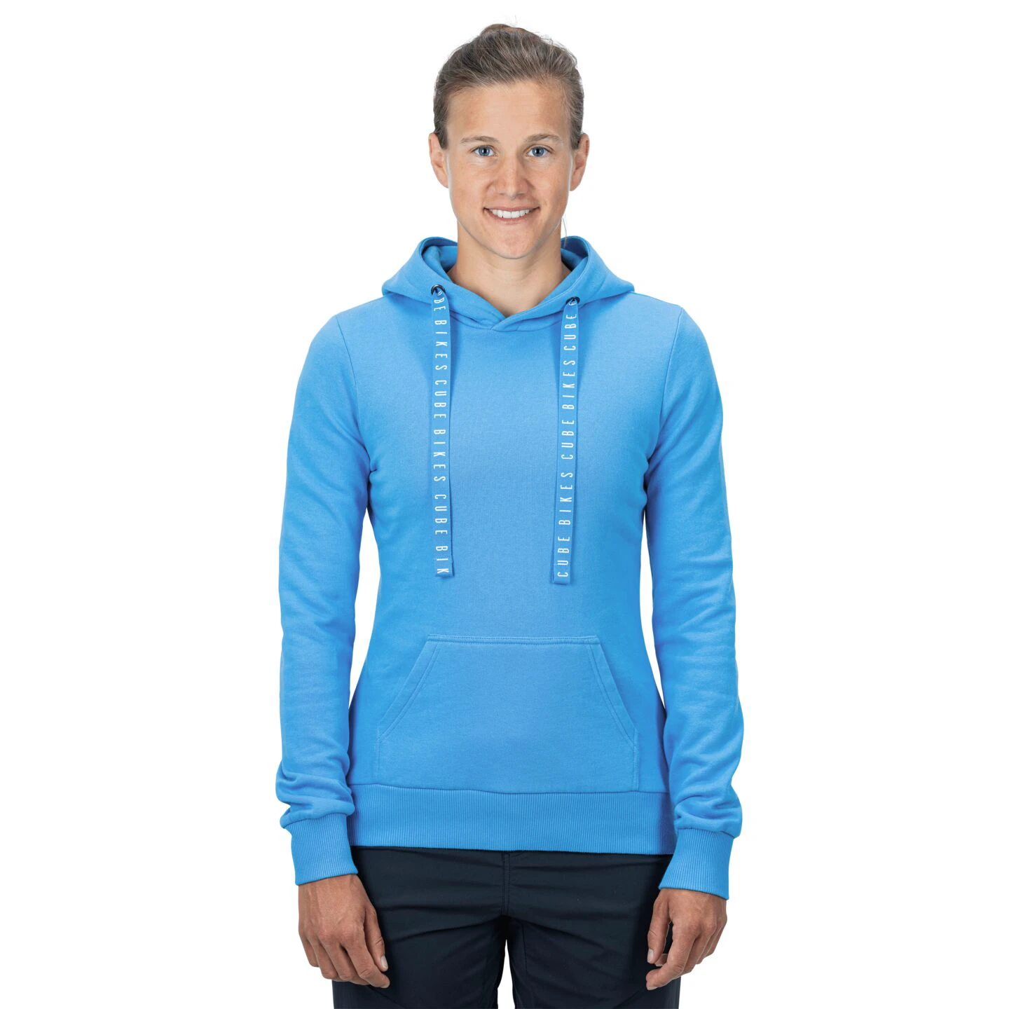 1. HANORAC DAMA CUBE ORGANIC WS HOODIE BLUE M