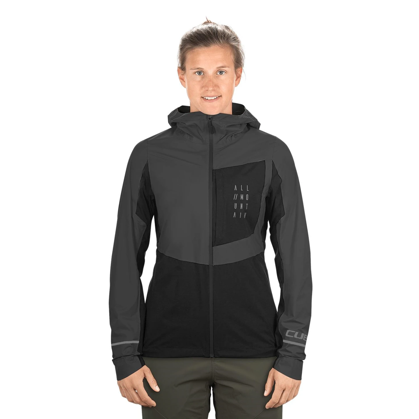 1. JACHETA CUBE AM WS STORM JACKET NEGRU GRI L (40)