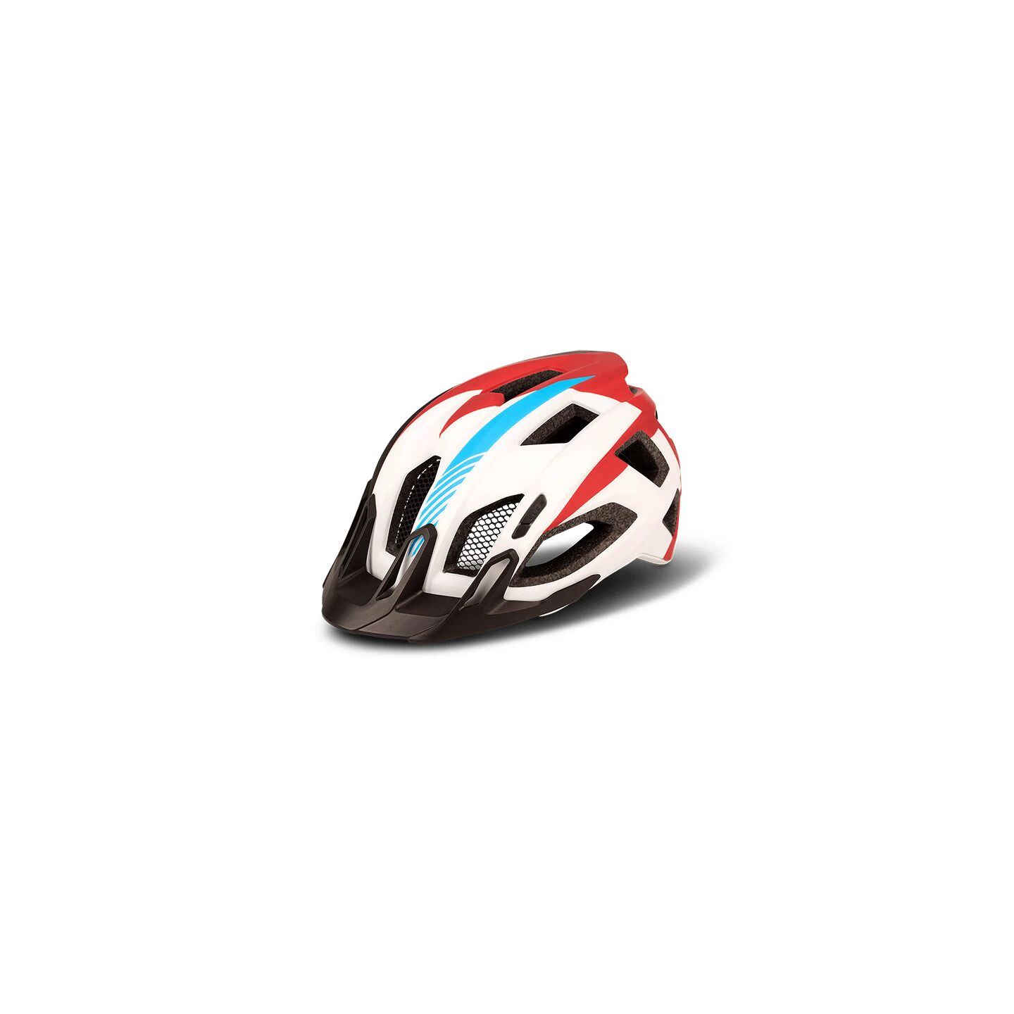 1. CASCA CUBE HELMET QUEST TEAMLINE WHITE BLUE RED L (57-62)