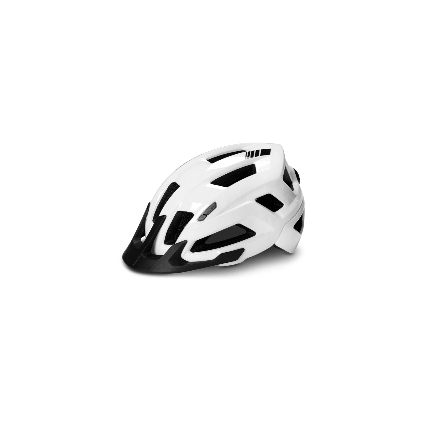 1. CASCA CUBE HELMET STEEP GLOSSY ALBA L (57-62CM)