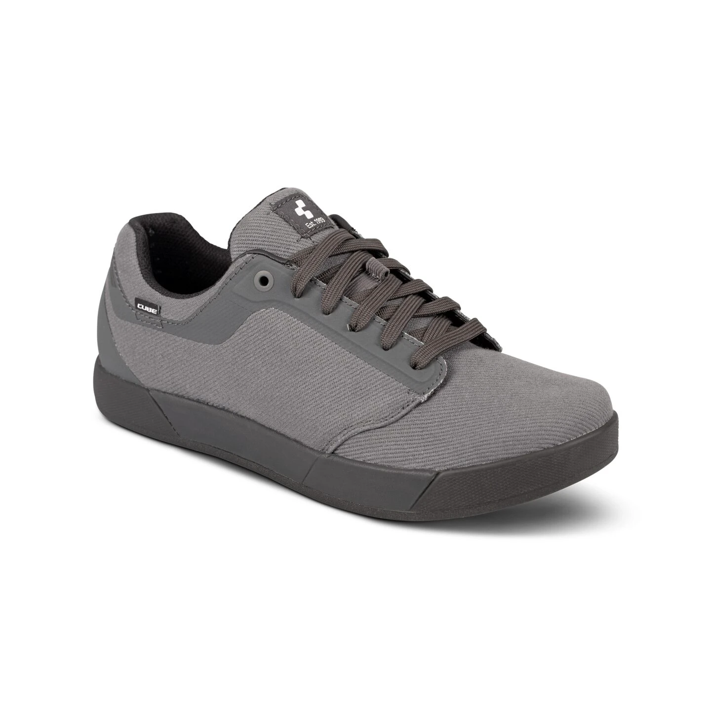 1. PANTOFI CICLISM CUBE SHOES GTY MAZE CANVAS GREY 45