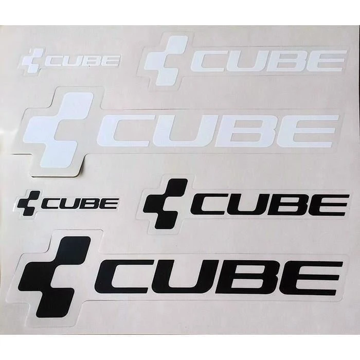 1. STICKERE CUBE LOGO 21X18.5CM