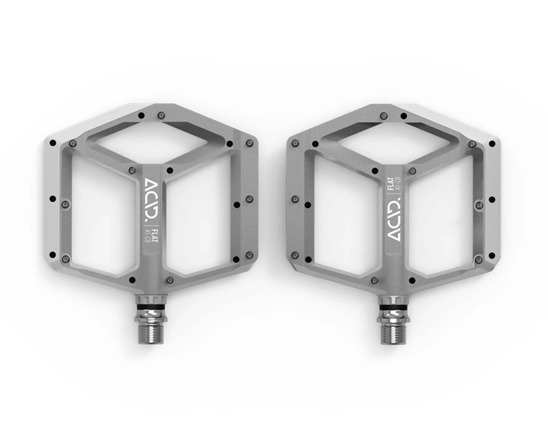 1. PEDALE ACID PEDALS FLAT A1-CB ARGINTIU
