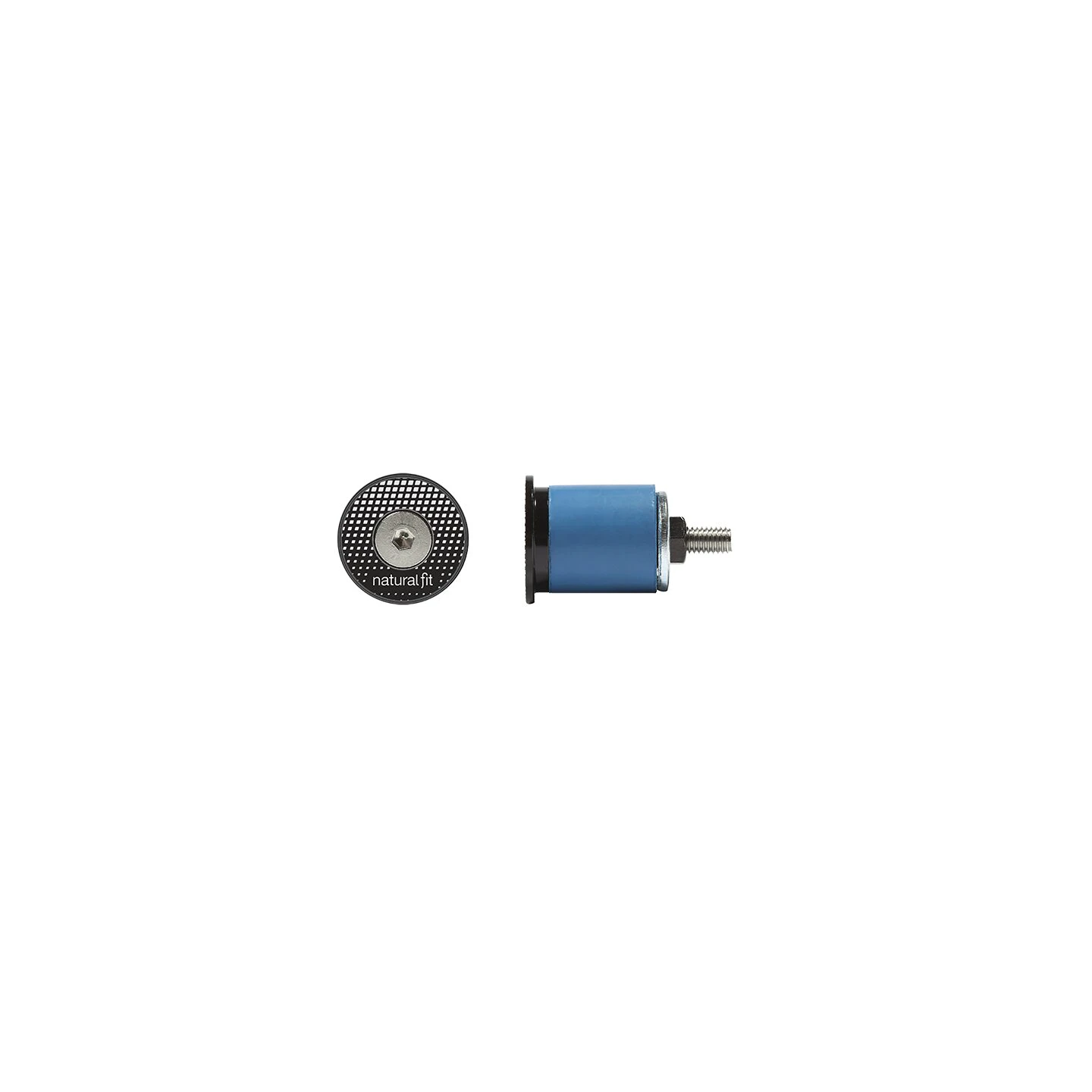 1. DOP GHIDON NATURAL FIT SECURITY END PLUG 18MM NEGRU NEGRU