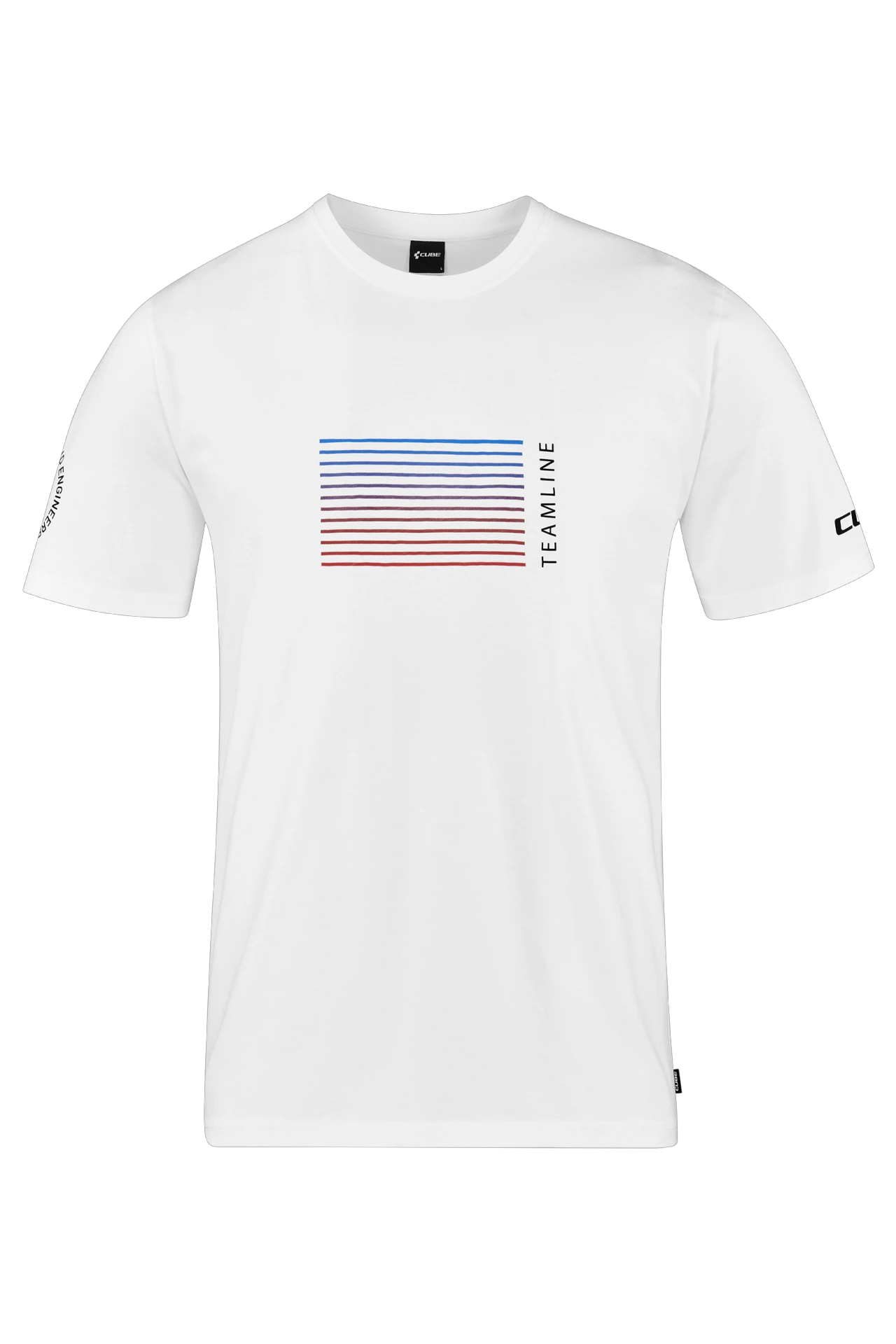 1. TRICOU CUBE ORGANIC T-SHIRT TEAMLINE WHITE L