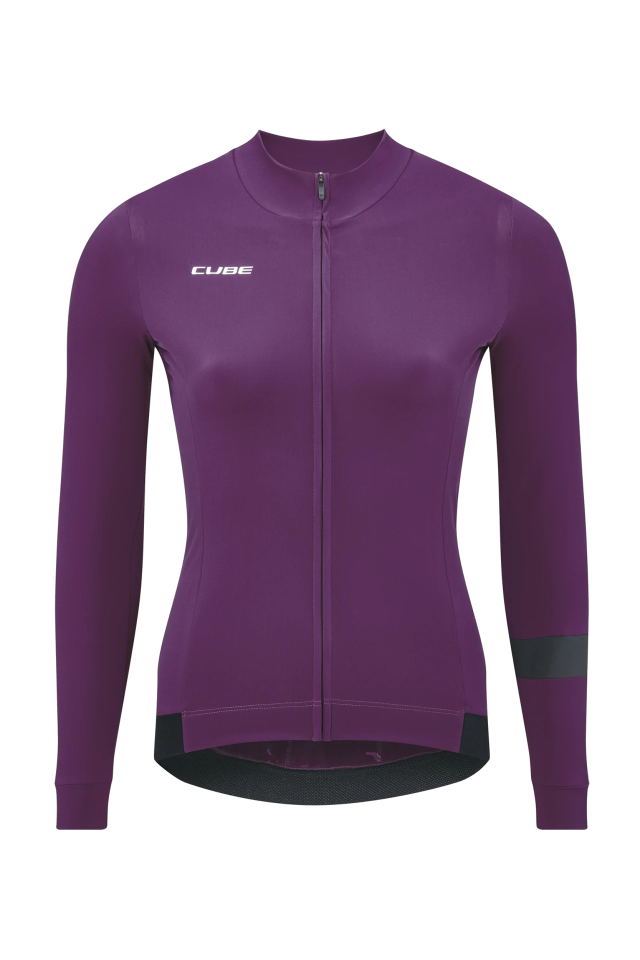 1. TRICOU CICLISM CUBE BLACKLINE WS JERSEY L/S VIOLET M (38)