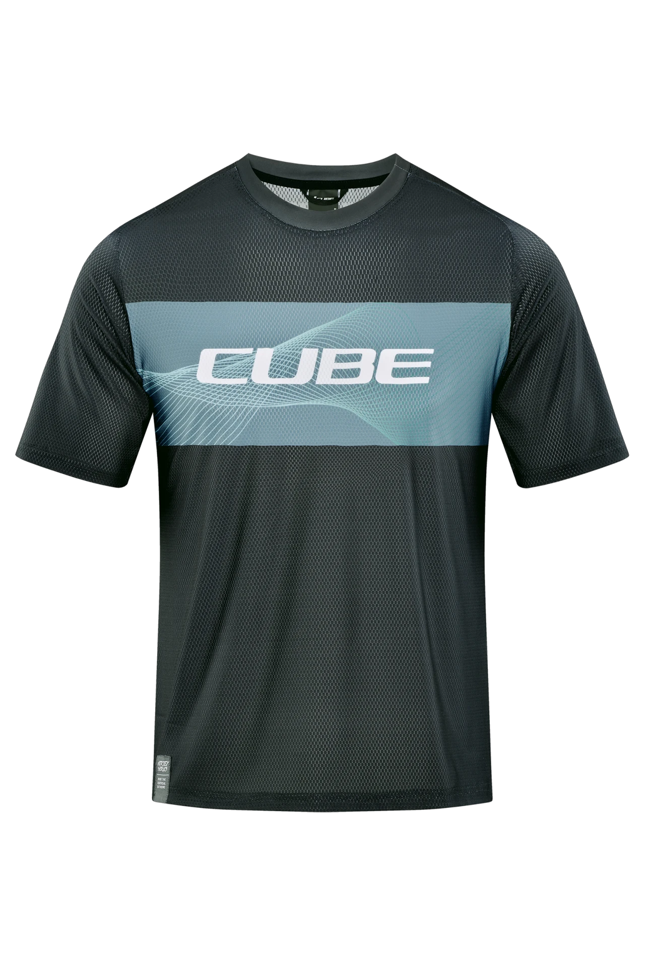 1. TRICOU CICLISM CUBE VERTEX ROUND NECK JERSEY S/S GREY MINT M