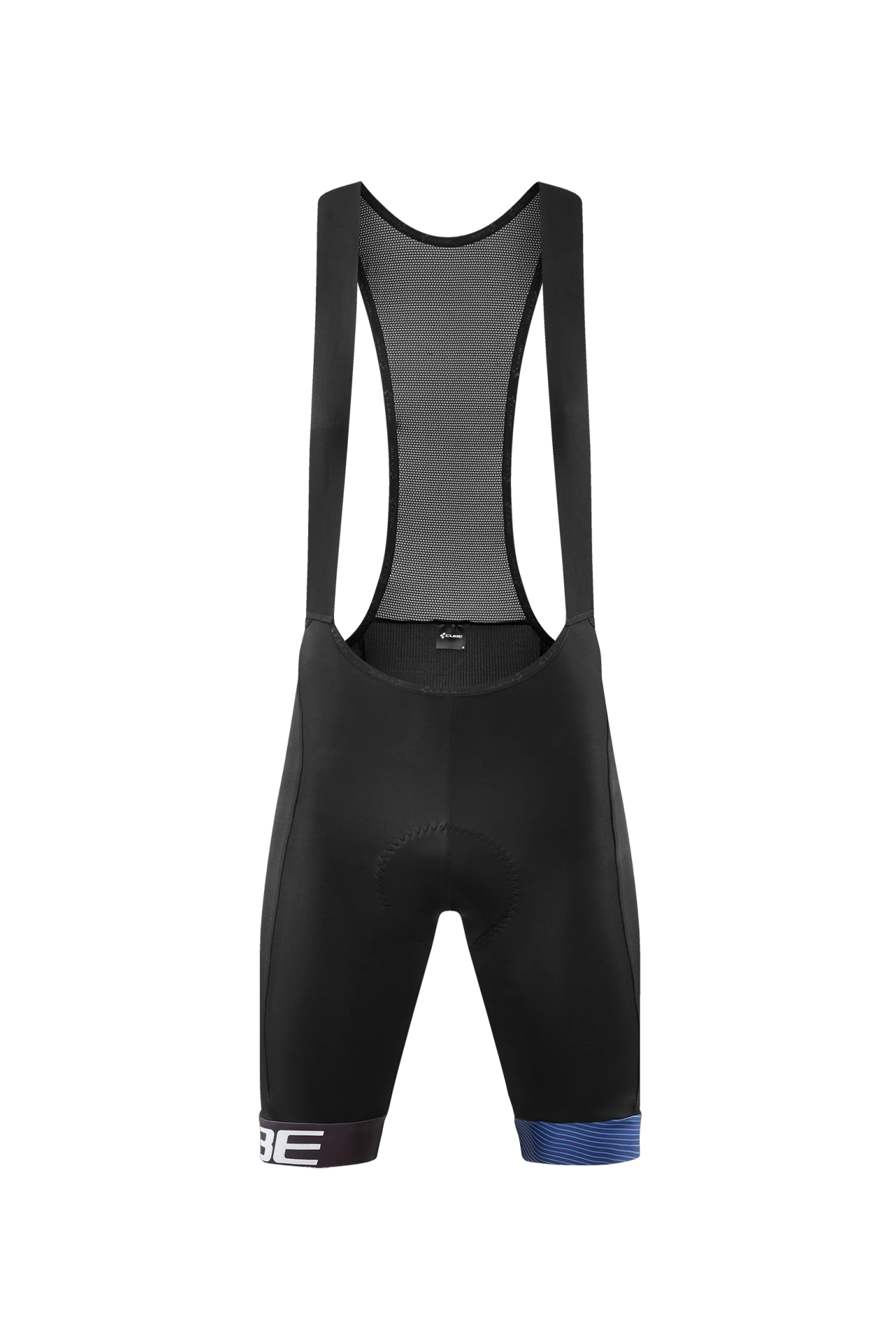 1. PANTALONI CUBE TEAMLINE BIB SHORTS BLACK BLUE XL
