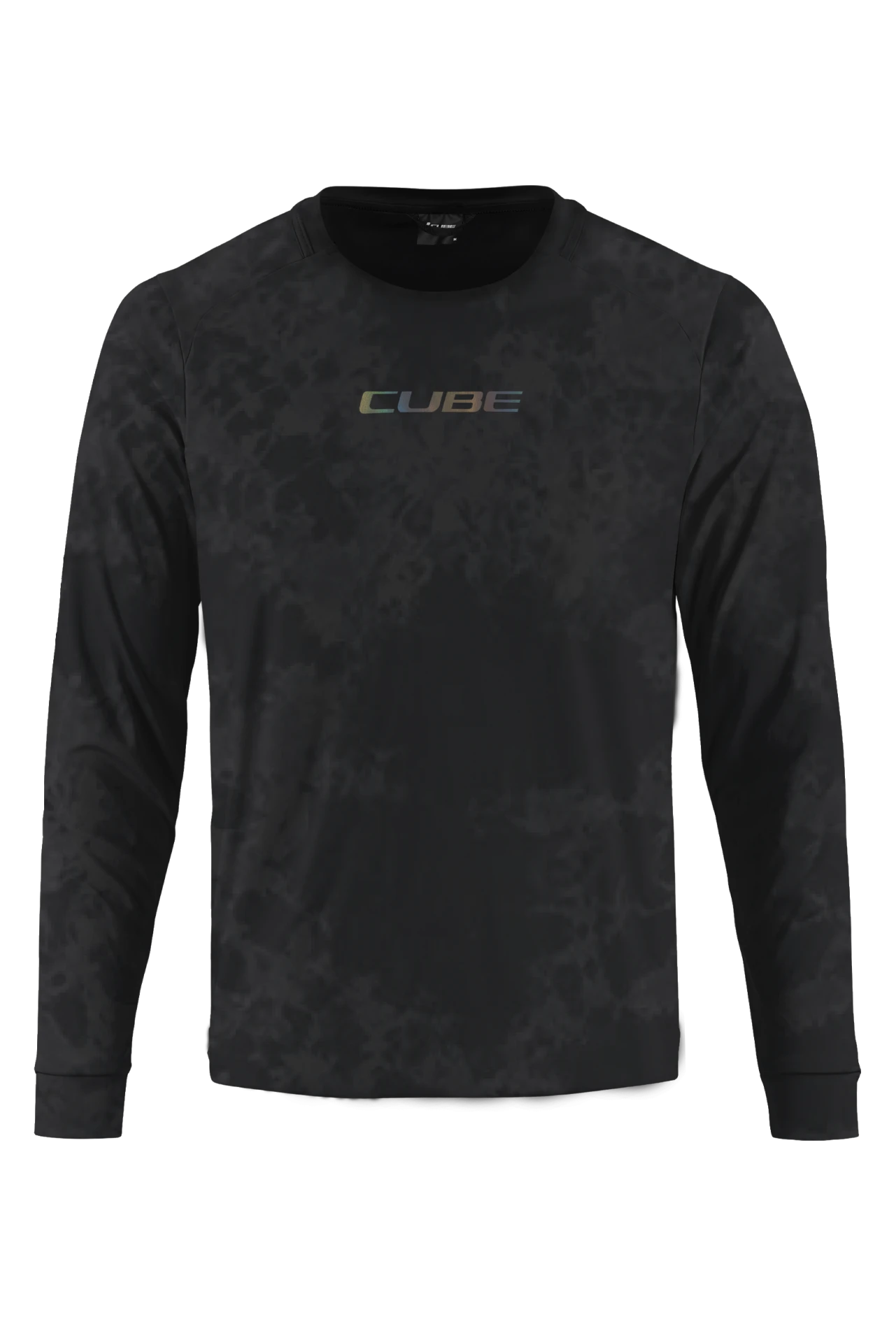 1. TRICOU CUBE VERTEX ROUND NECK FLOW L/S BLACK M
