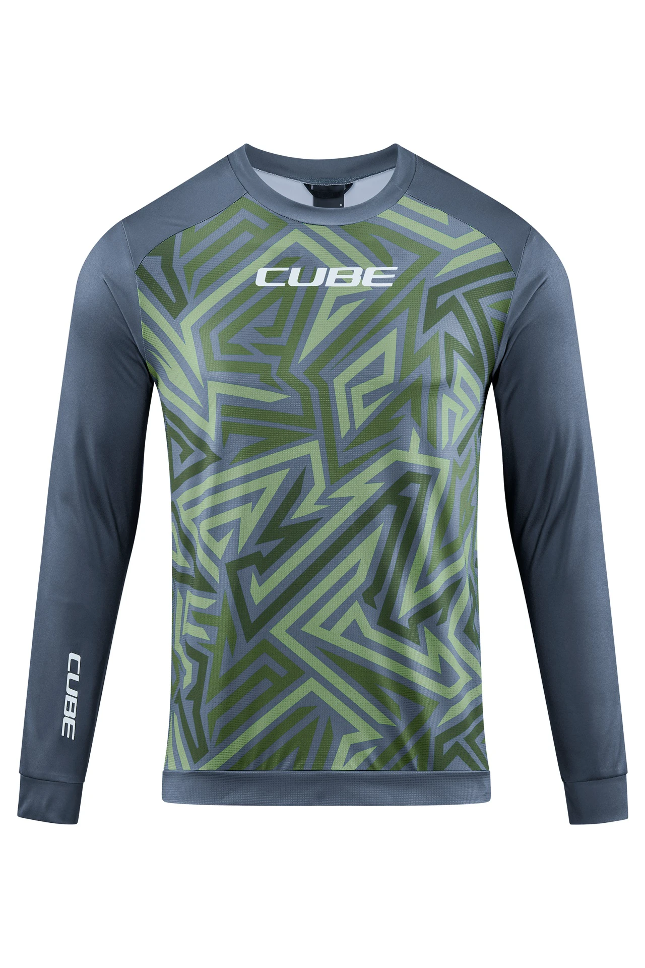 1. BLUZA CUBE ATX ROUND NECK TM L/S OLIVE GREY L
