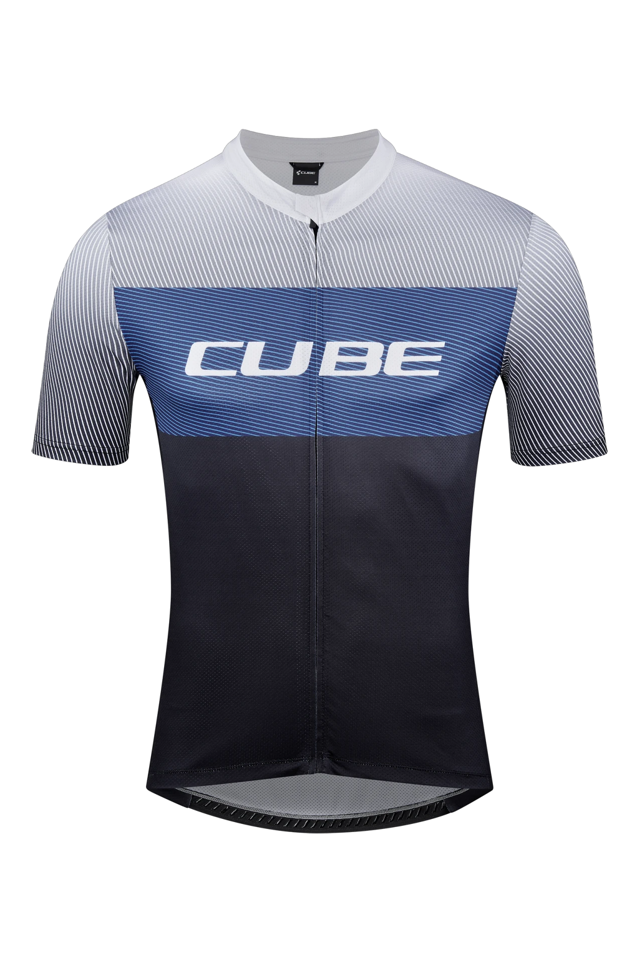 1. TRICOU CUBE TEAMLINE CMPT S/S BLACK/BLUE/GREY M