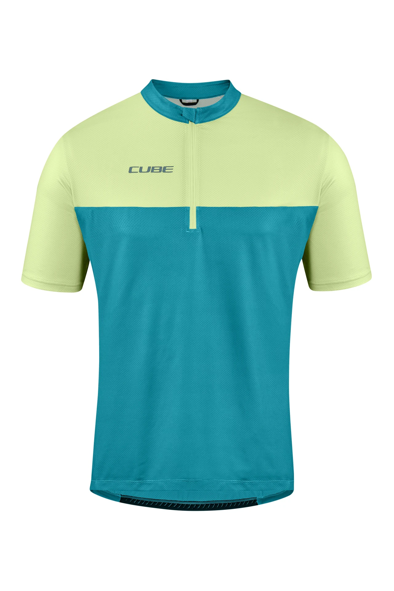 1. TRICOU CUBE ATX HALF ZIP CMPT S/S VERDE LIME XL