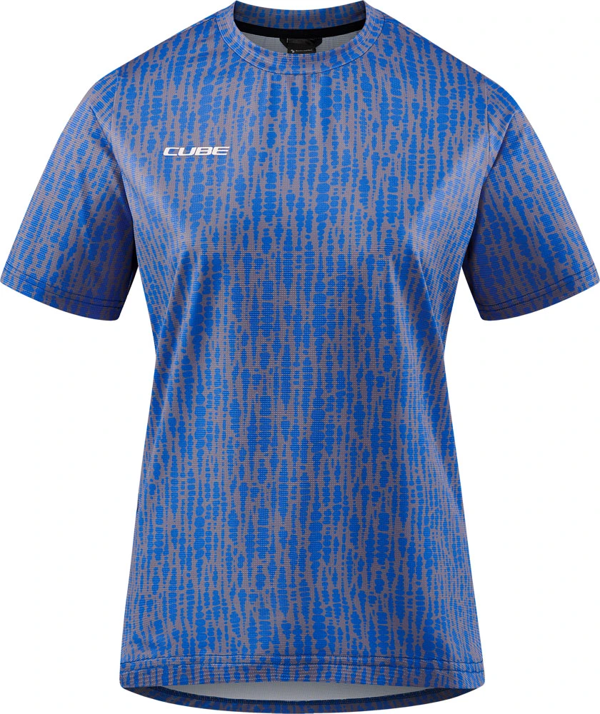 1. TRICOU CUBE ATX WS ROUND NECK S/S VIOLET PATTERN S