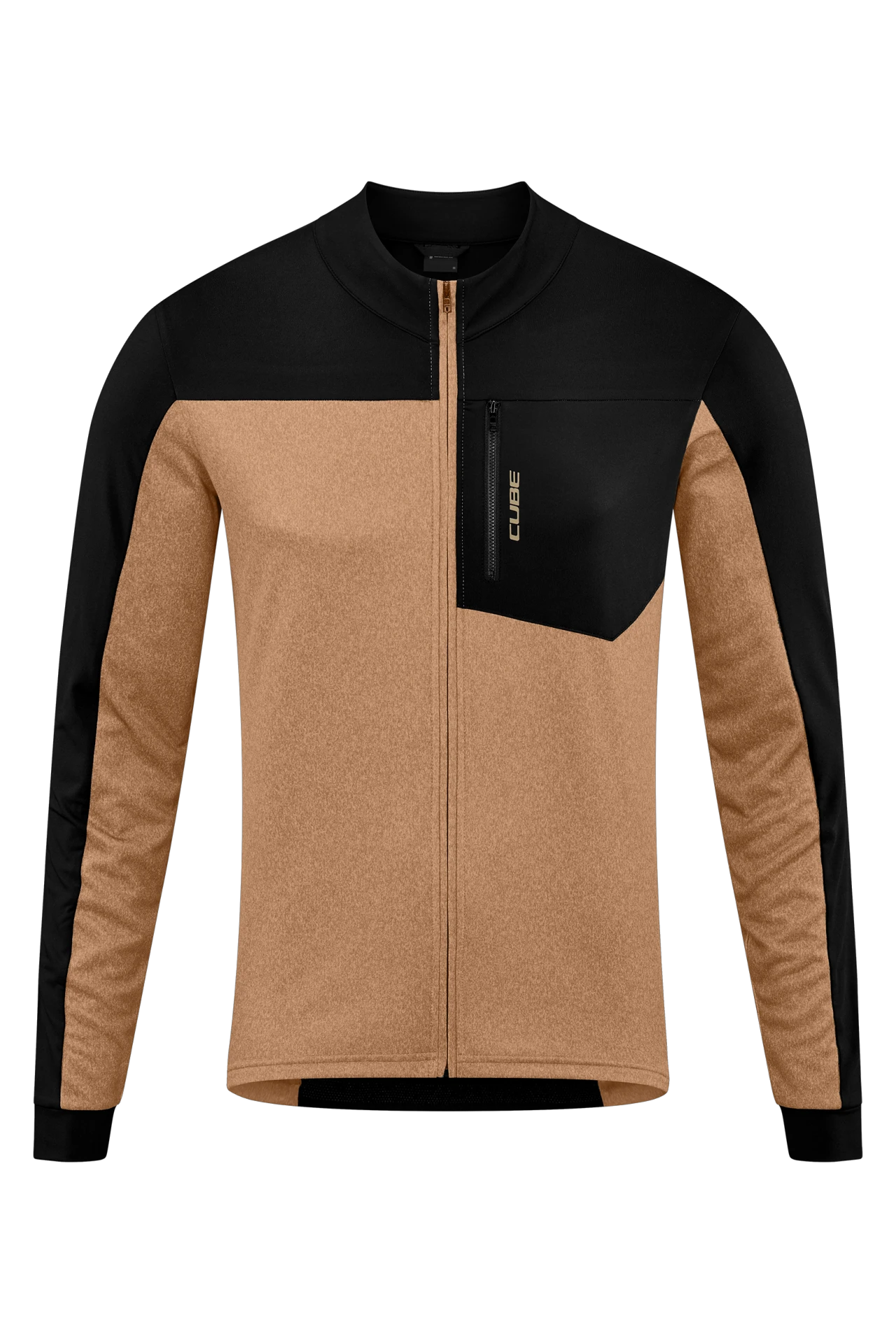 1. BLUZA CUBE ATX FULL ZIP CMPT L/S BROWN/BLACK XXL