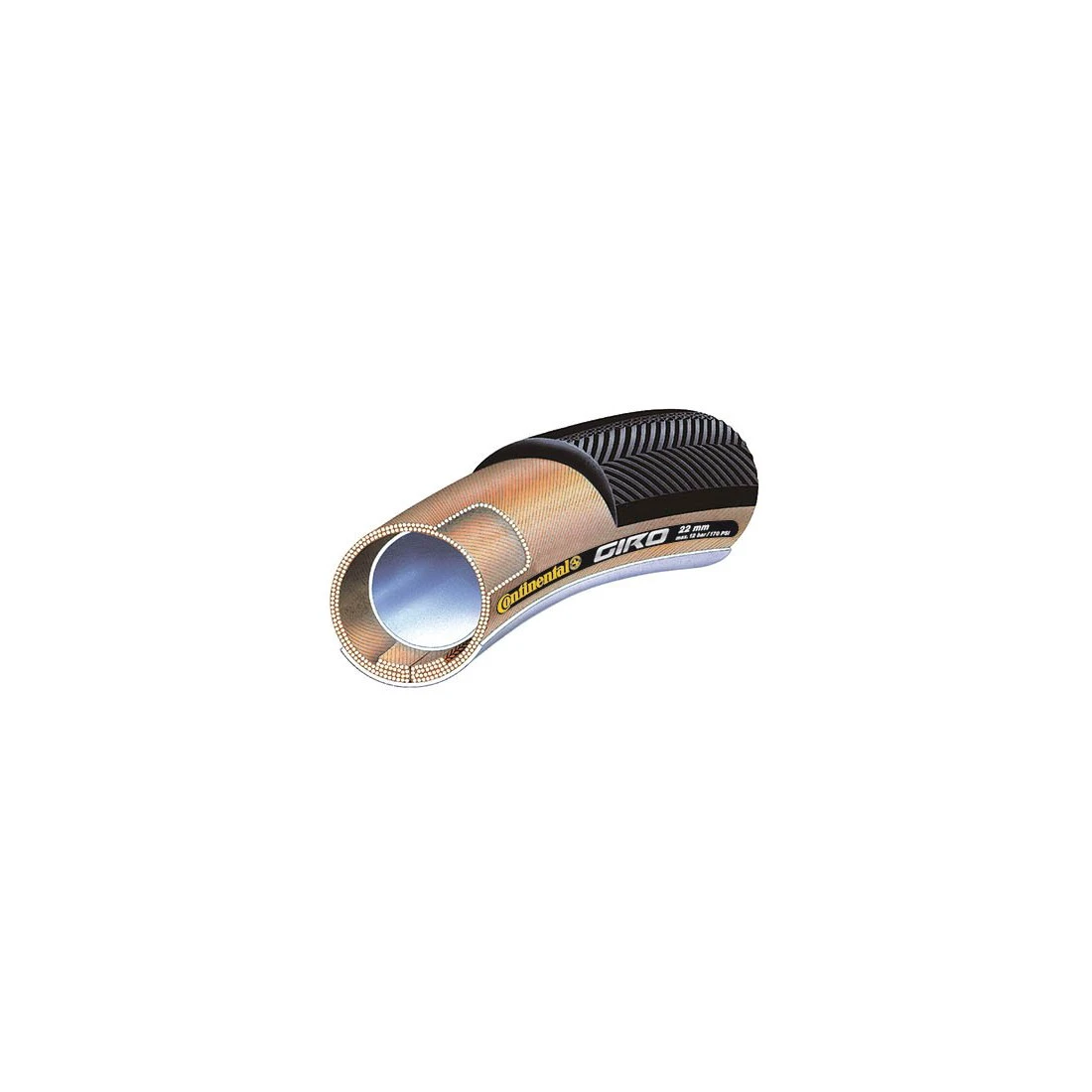 1. Anvelopa Pliabila Bicicleta Continental GIRO 28*22mm (27*1)