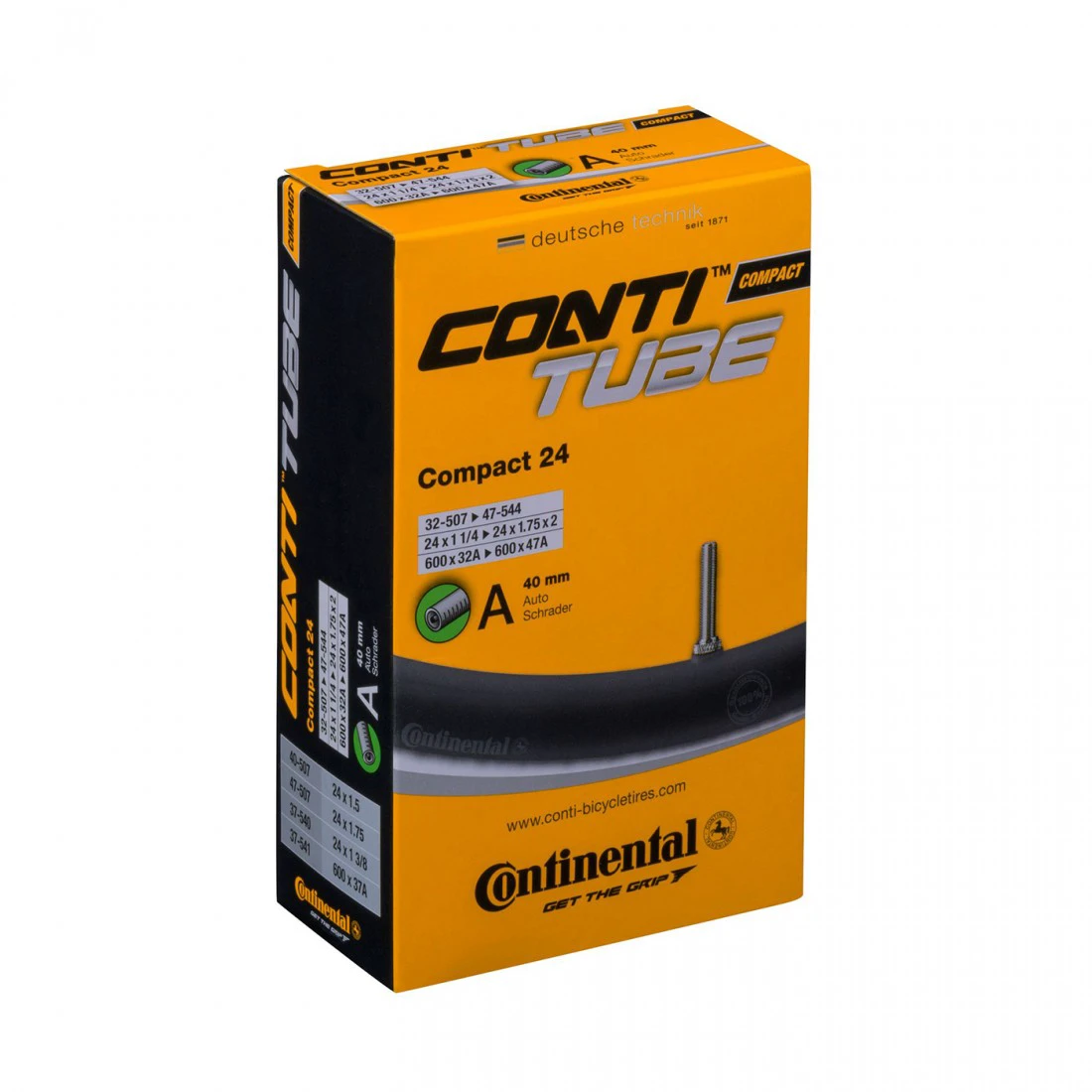 1. Camera bicicleta Continental Compact 24 A34 32/47-507/544