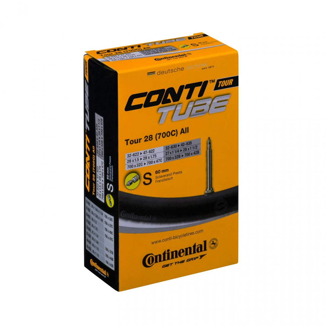 1. Camera bicicleta Continental Tour 28 All S60 32/47-609/642