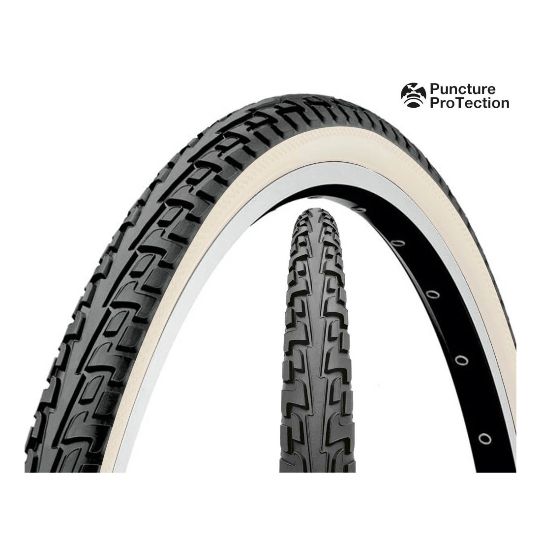 1. Anvelopa Continental Ride Tour 37-622 (28*1 3/8*1 5/8) negru/alb