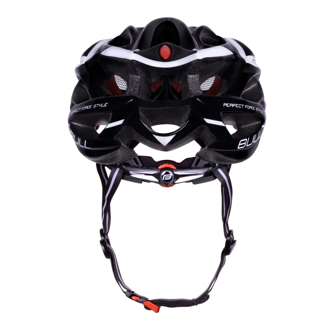 4. Casca Ciclism Force Bull - 58-61 cm, L-XL, Negru-Alb