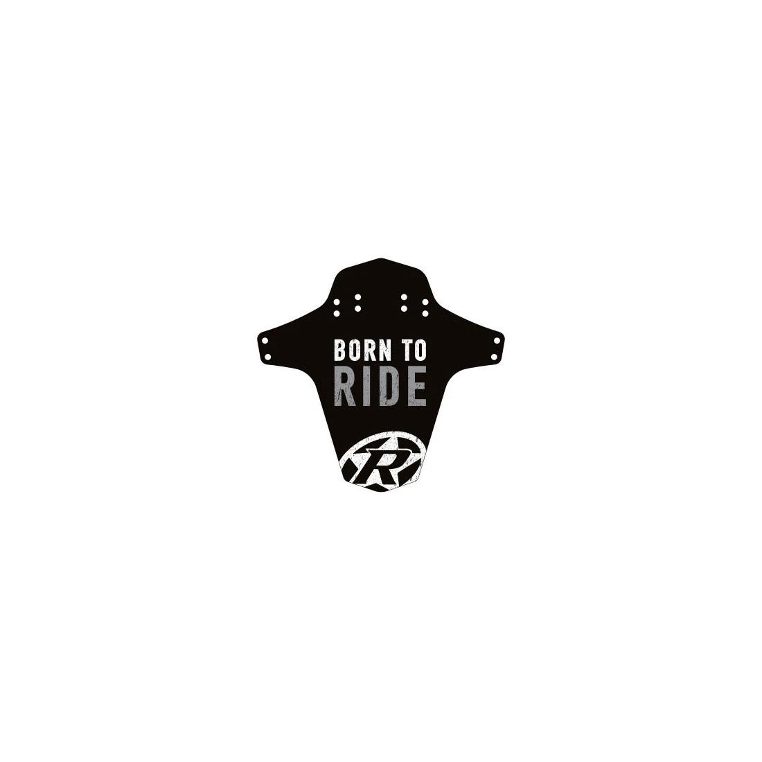 1. Aparatoare Reverse Born to Ride negru/alb/gri