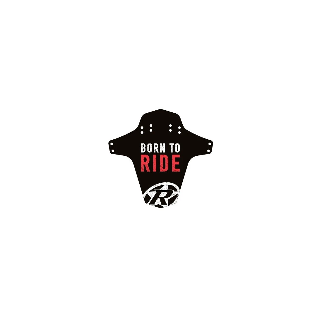 1. Aparatoare Reverse Born to Ride negru/alb/rosu